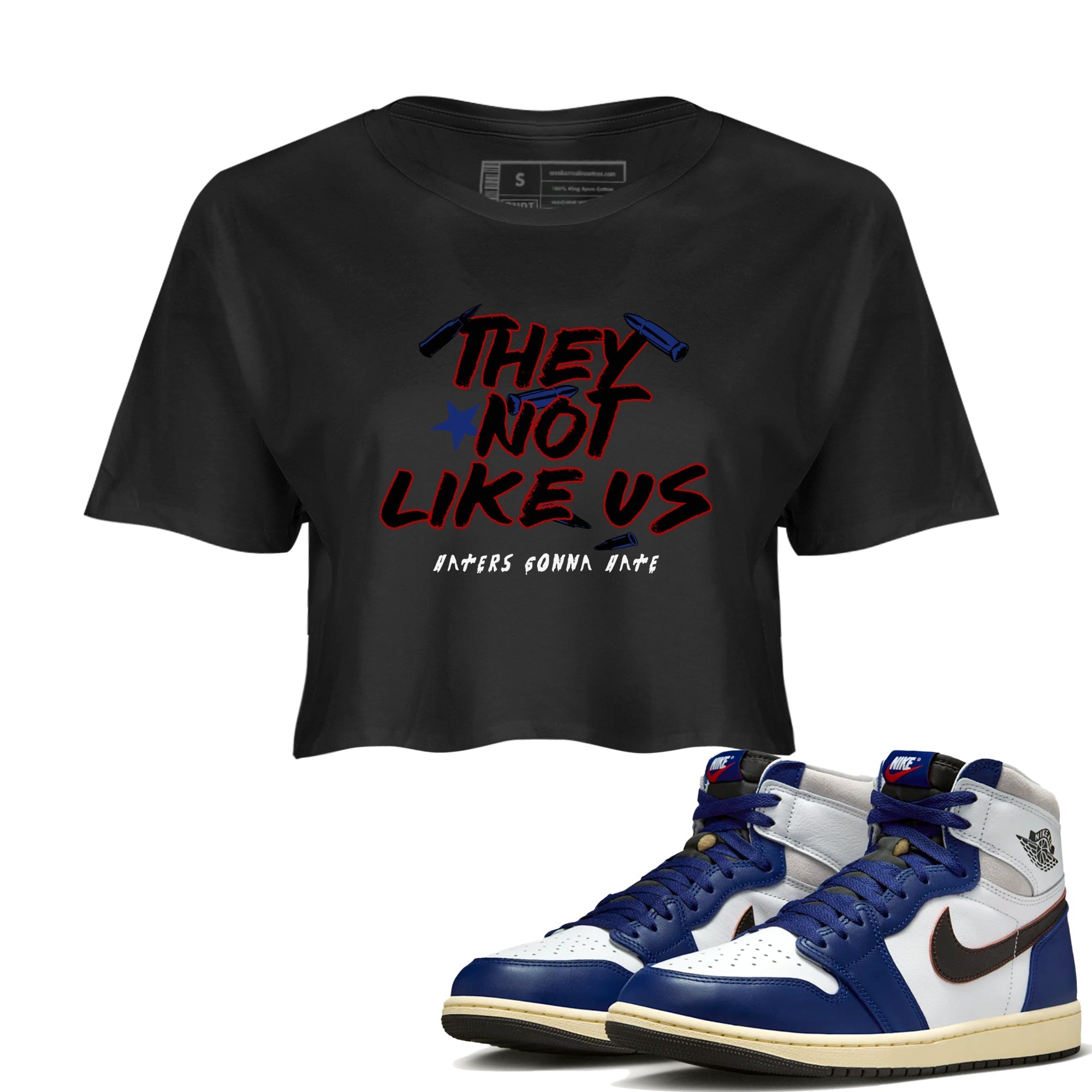 They Not Like Us snkmatch Women's Top - Air Jordan 1 Rare Air