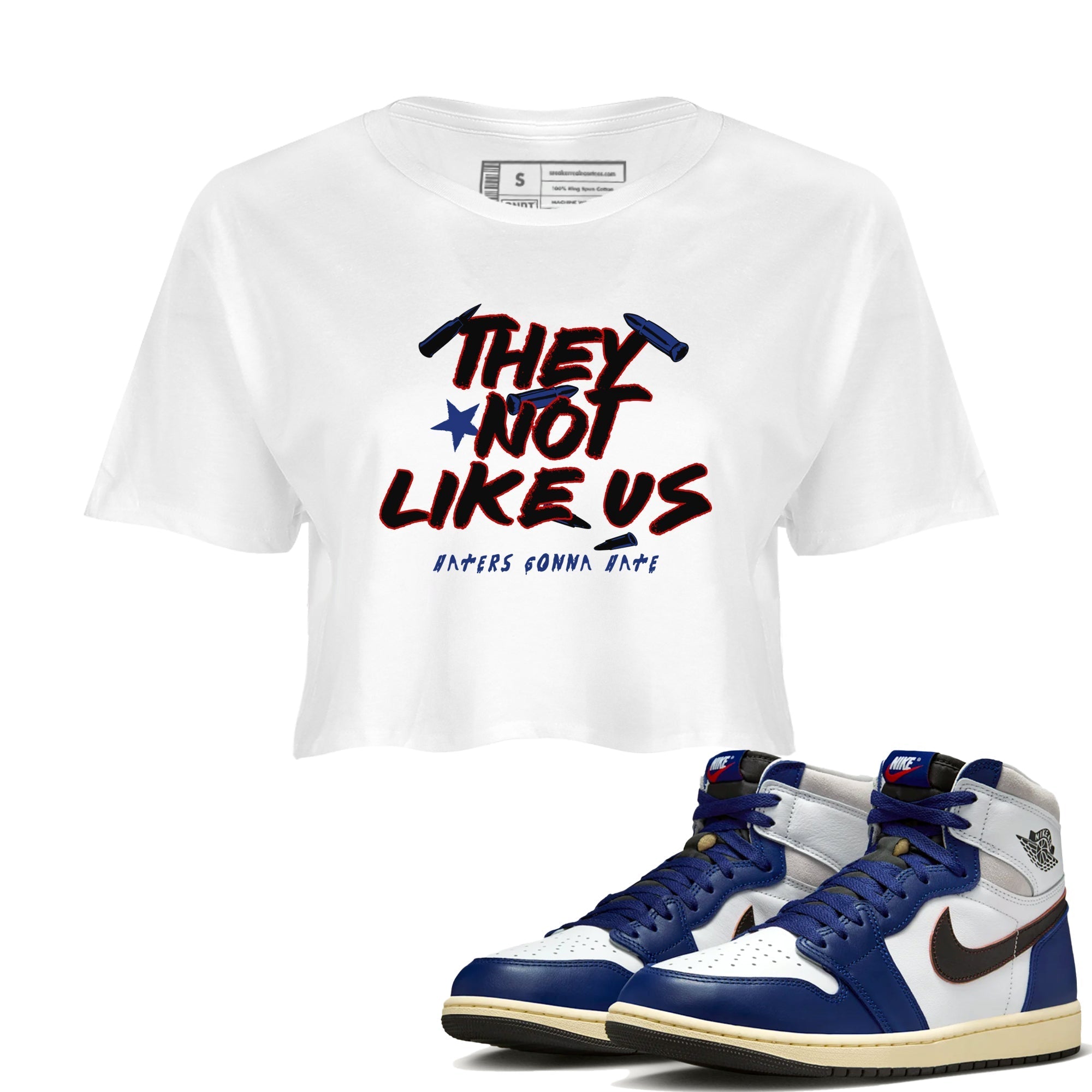 They Not Like Us snkmatch Women's Top - Air Jordan 1 Rare Air