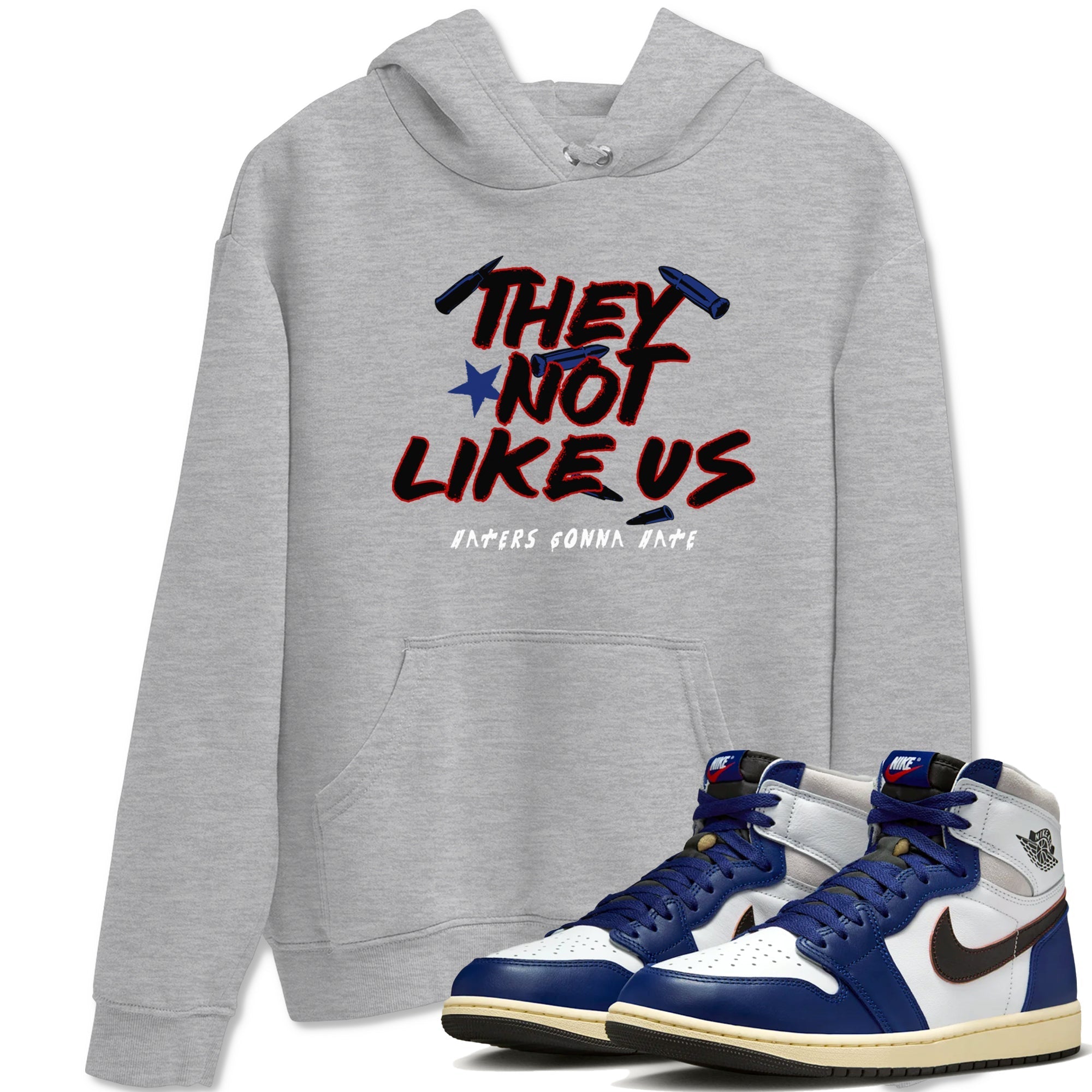 They Not Like Us snkmatch Tees - Air Jordan 1 Rare Air