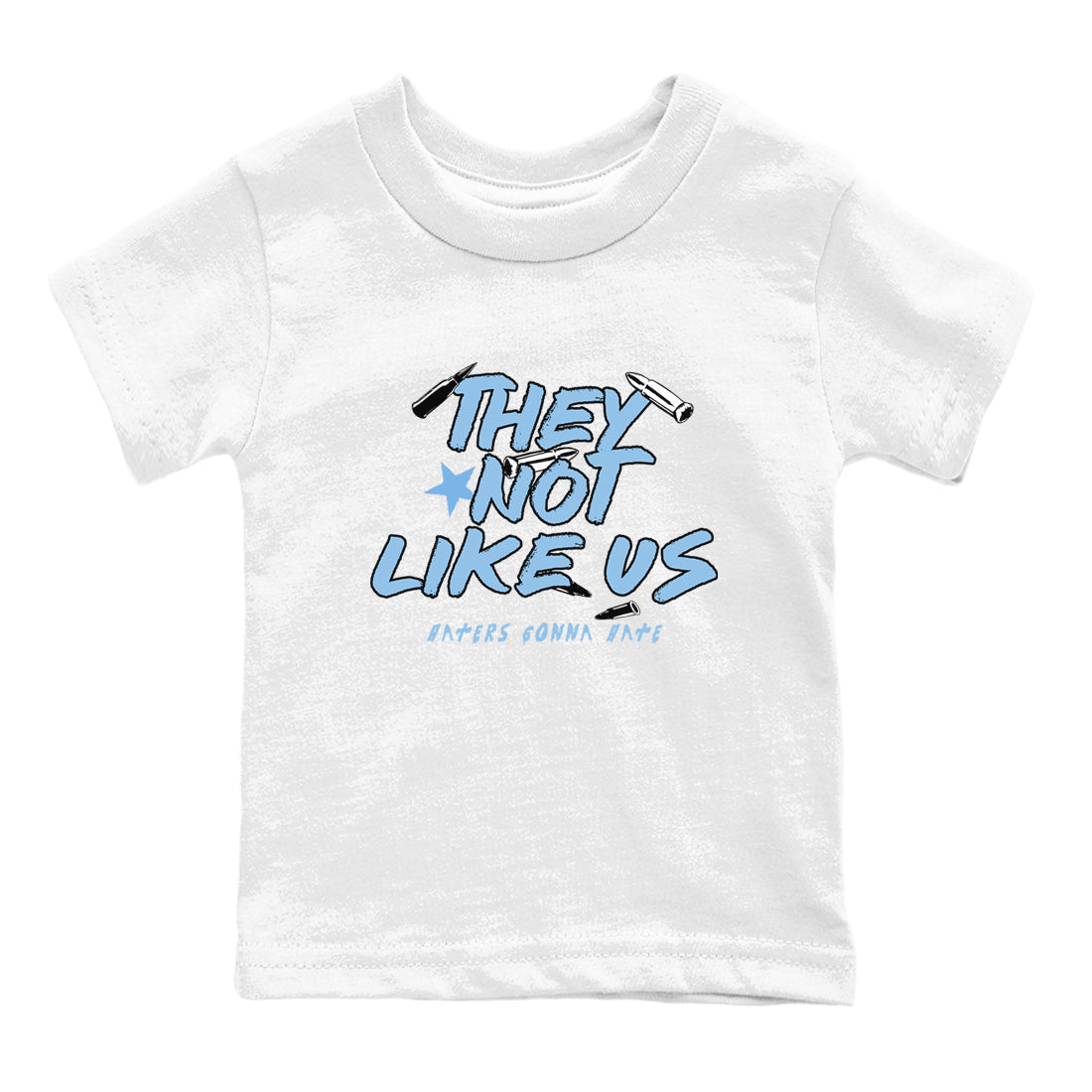They Not Like Us snkmatch Tees Kids - Air Jordan 11 Legend Blue