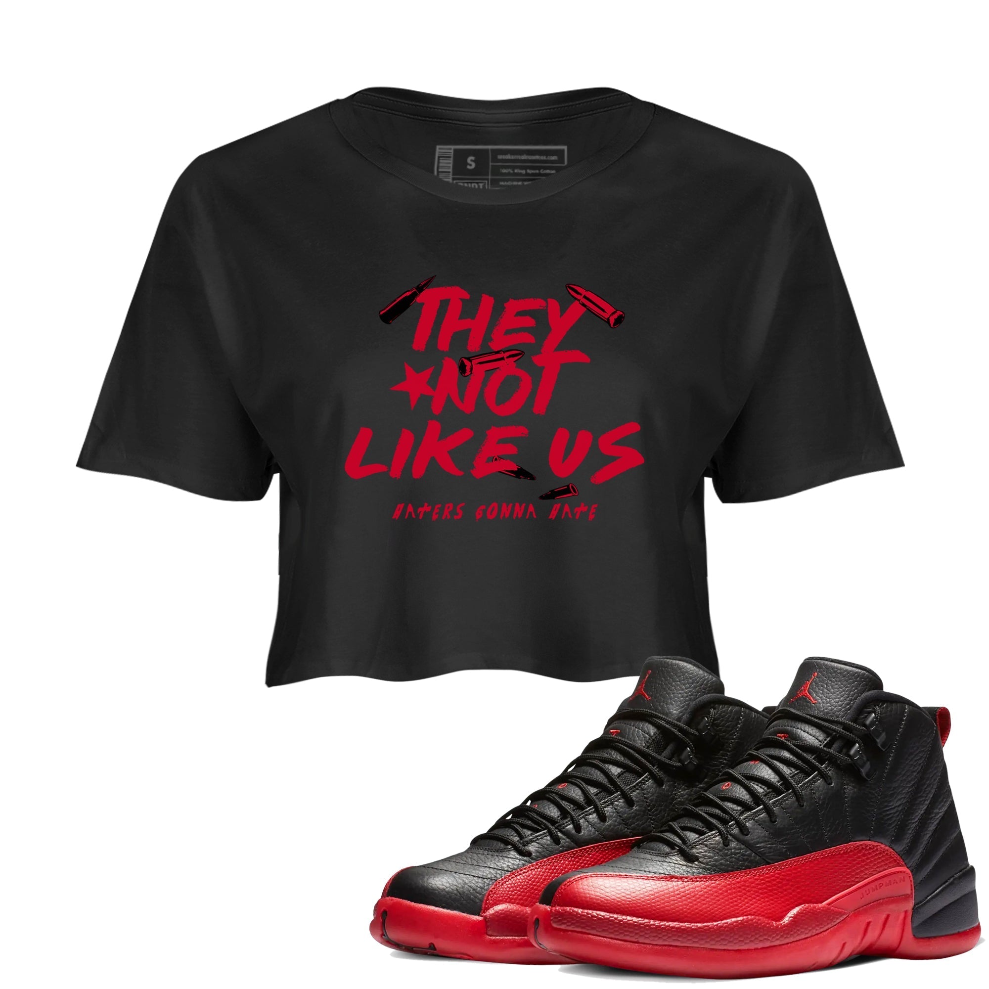 They Not Like Us snkmatch Women's Top - Air Jordan 12 Flu Game