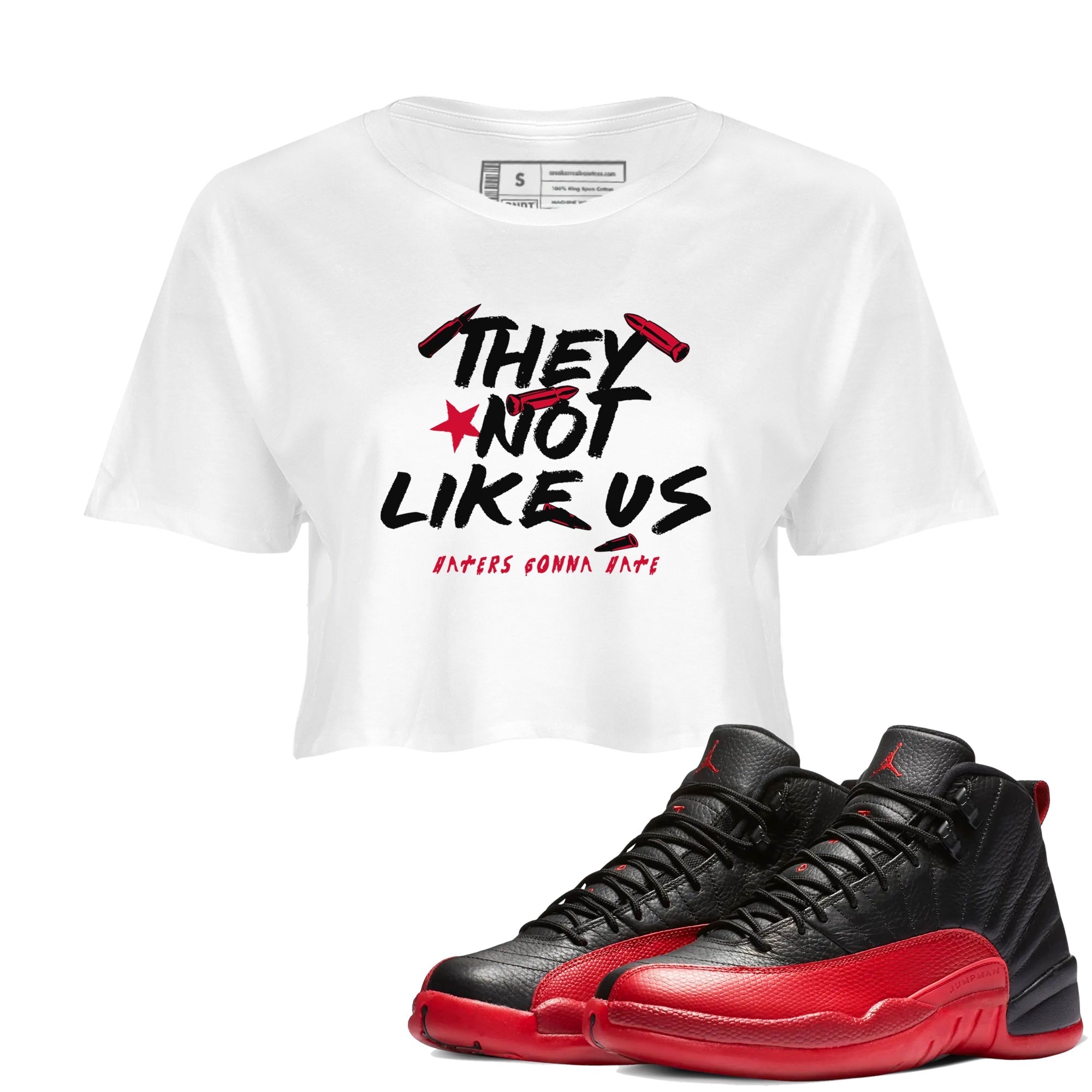 They Not Like Us snkmatch Women's Top - Air Jordan 12 Flu Game