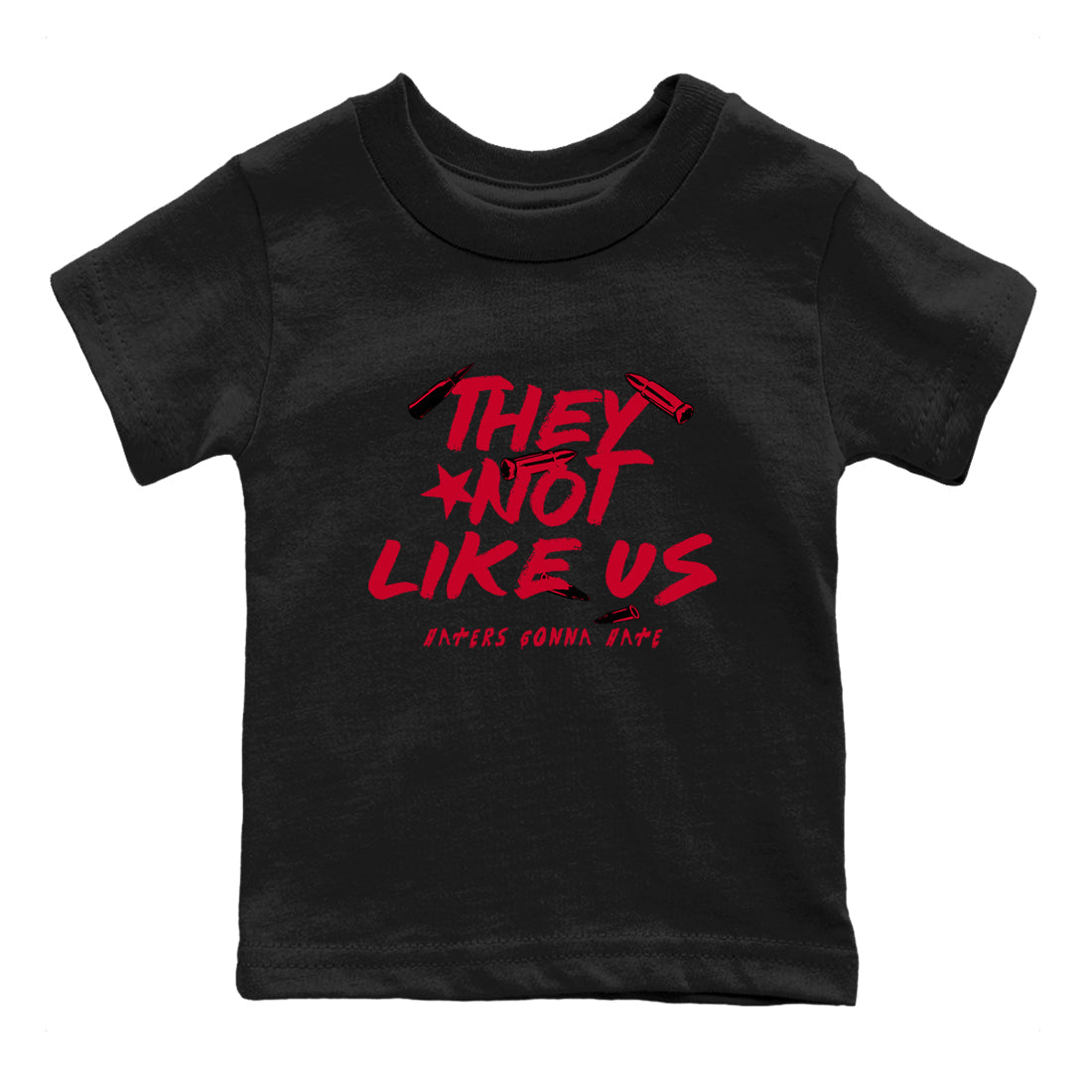 They Not Like Us snkmatch Tees Kids - Air Jordan 12 Flu Game