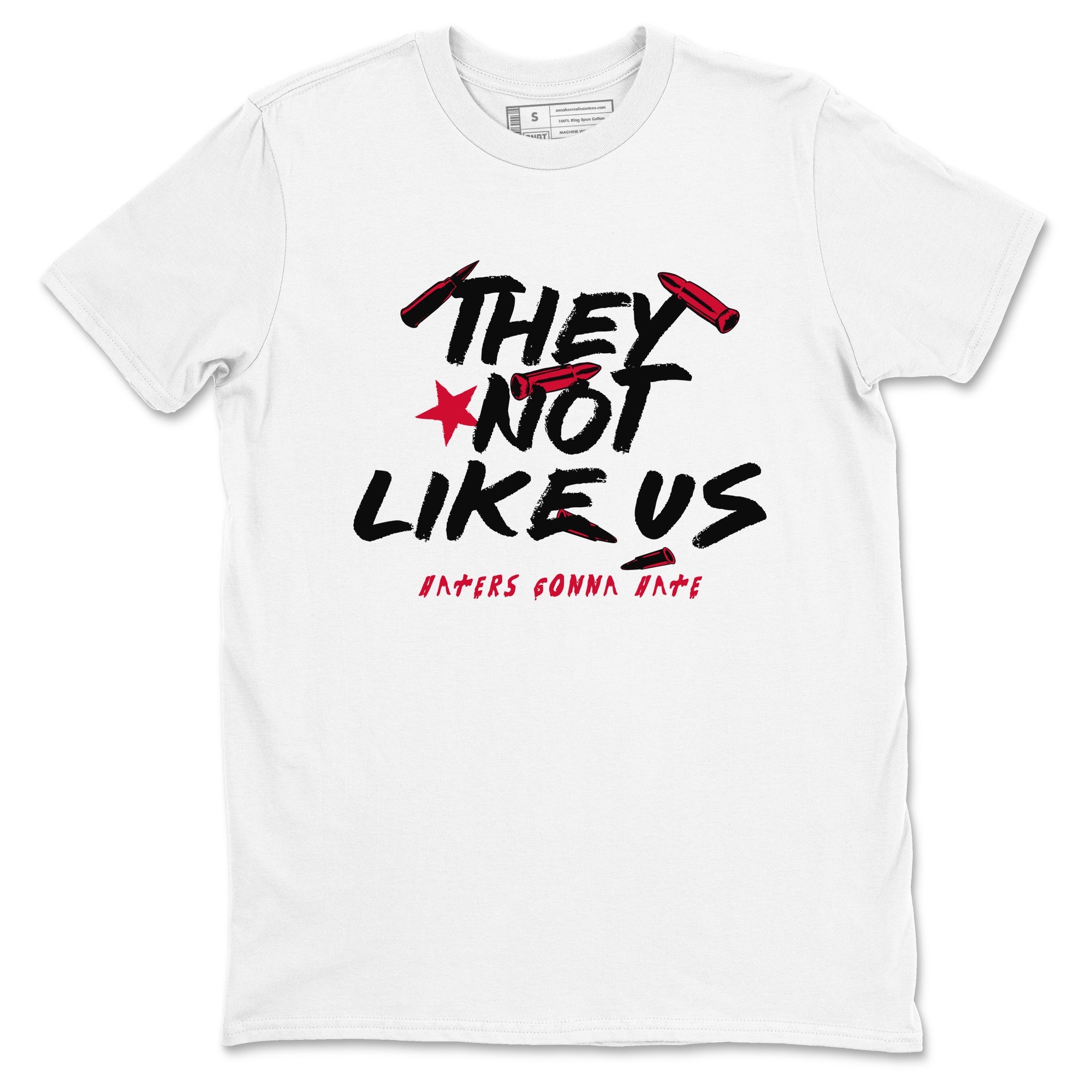 They Not Like Us snkmatch Tees - Air Jordan 12 Flu Game