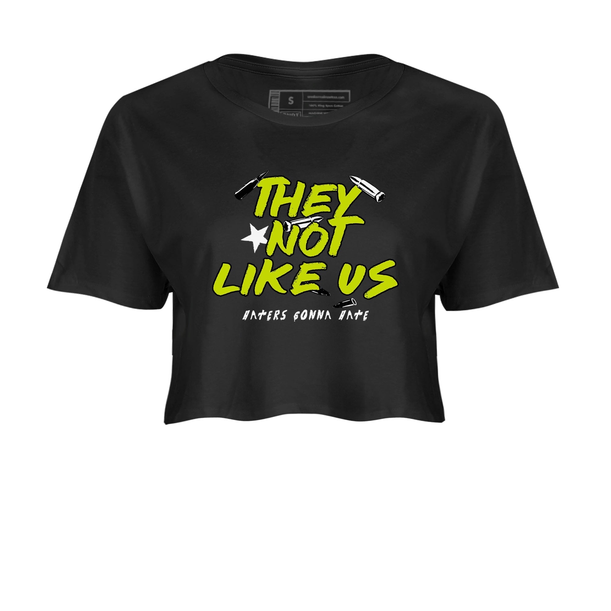 They Not Like Us snkmatch Women's Top - Air Jordan 13 Bright Cactus