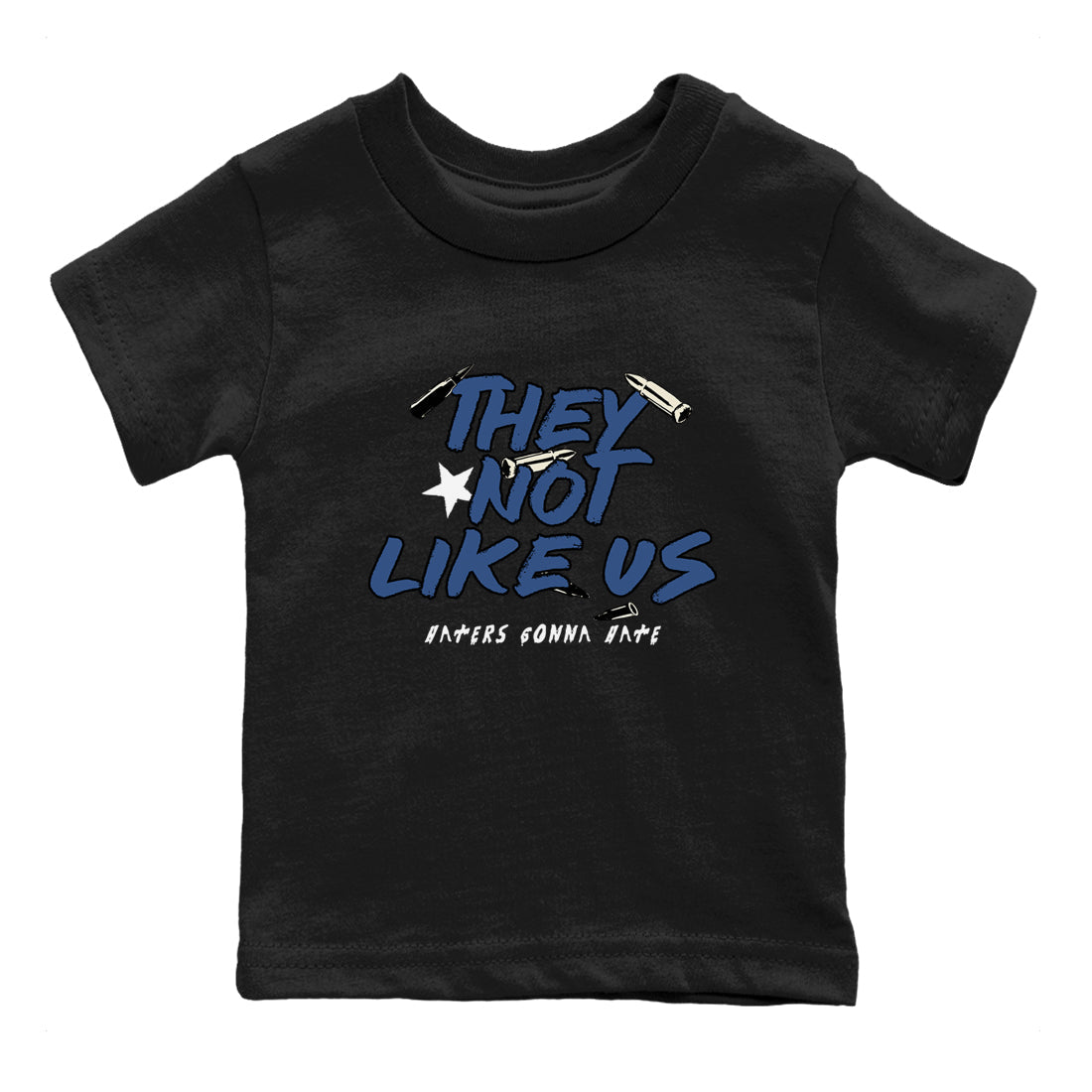 They Not Like Us snkmatch Tees Kids - Air Jordan 3 A Ma Maniere x Diffused Blue