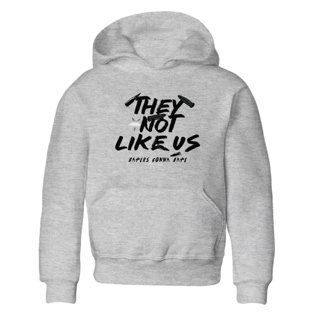 They Not Like Us snkmatch Tees Kids - Air Jordan 3 Black Cat