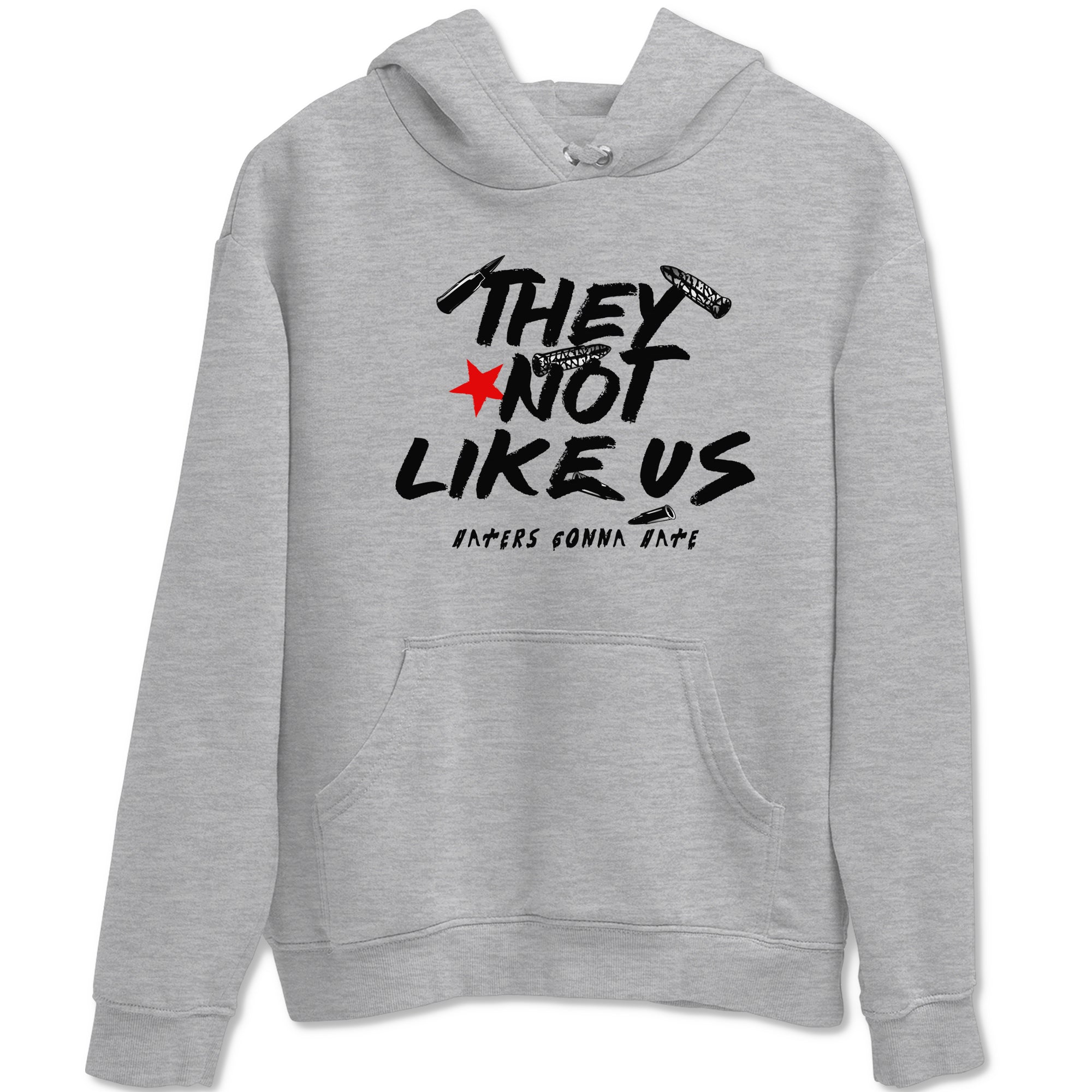 They Not Like Us snkmatch Tees - Air Jordan 3 Black Cement