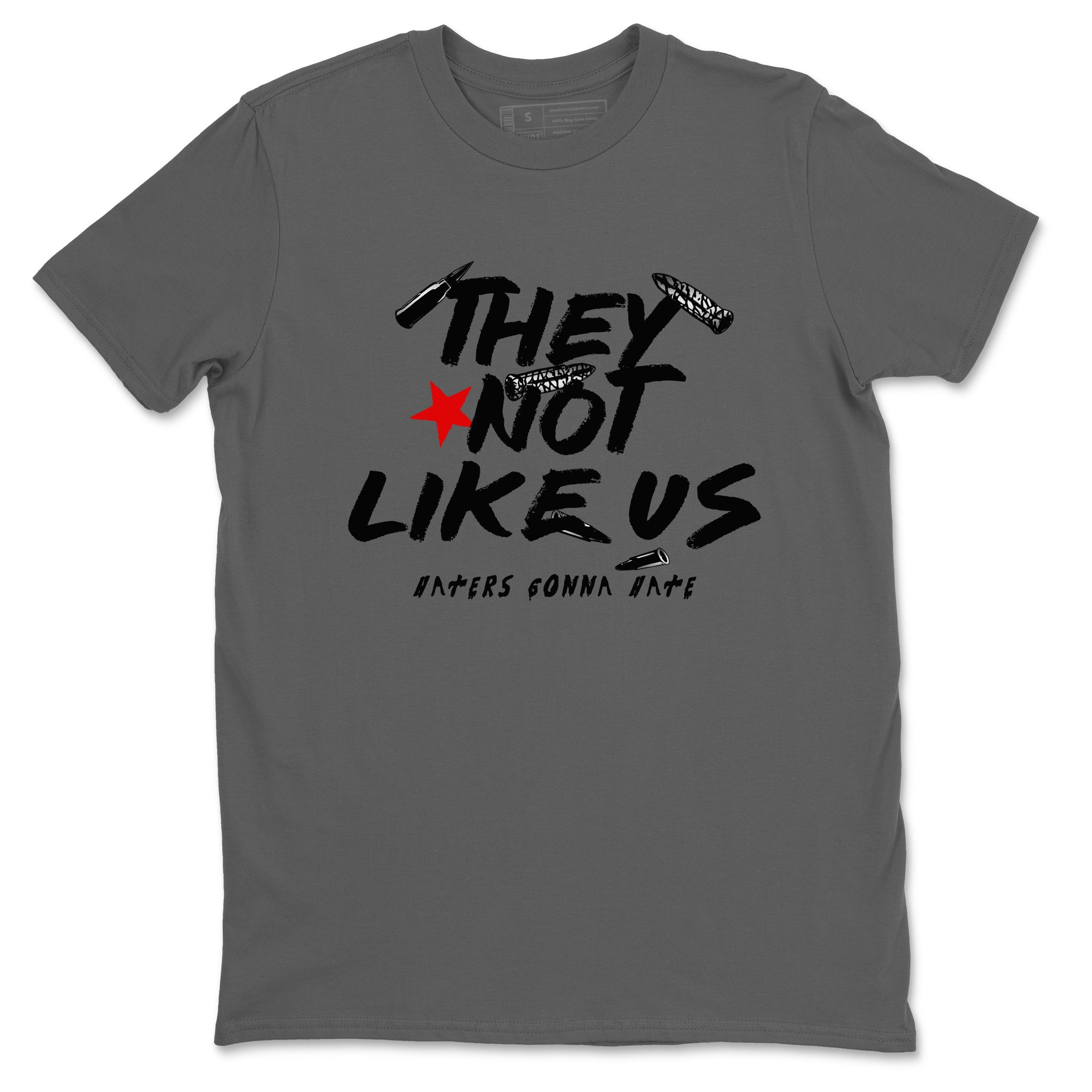 They Not Like Us snkmatch Tees - Air Jordan 3 Black Cement