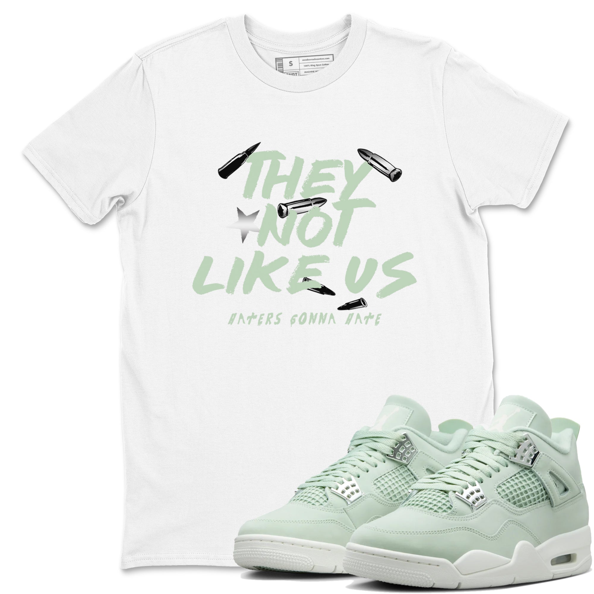 They Not Like Us snkmatch Tees - Air Jordan 4 Abundance