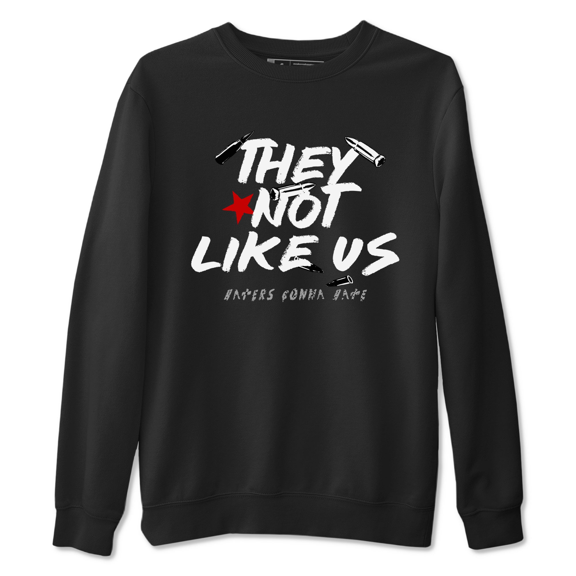 They Not Like Us snkmatch Tees - Air Jordan 4 White Cement