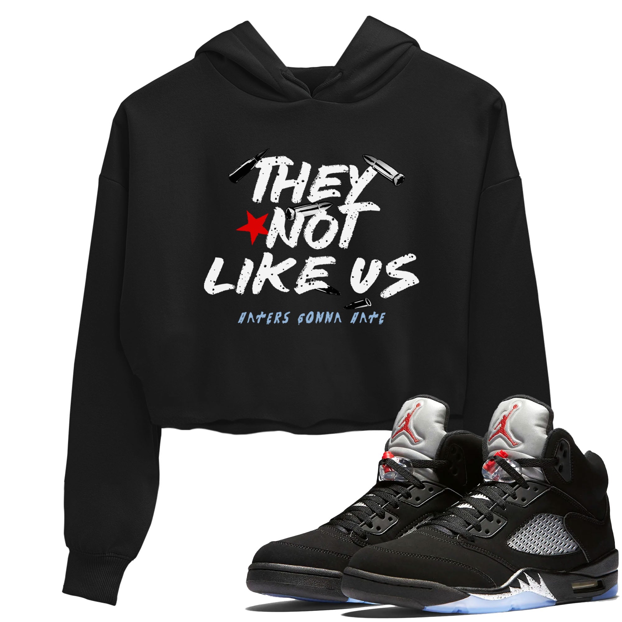 They Not Like Us snkmatch Women's Top - Air Jordan 5 Reimagined