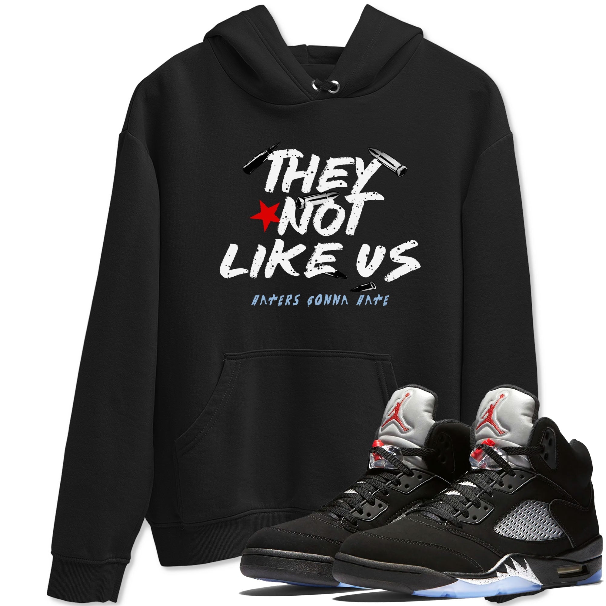 They Not Like Us snkmatch Tees - Air Jordan 5 Reimagined
