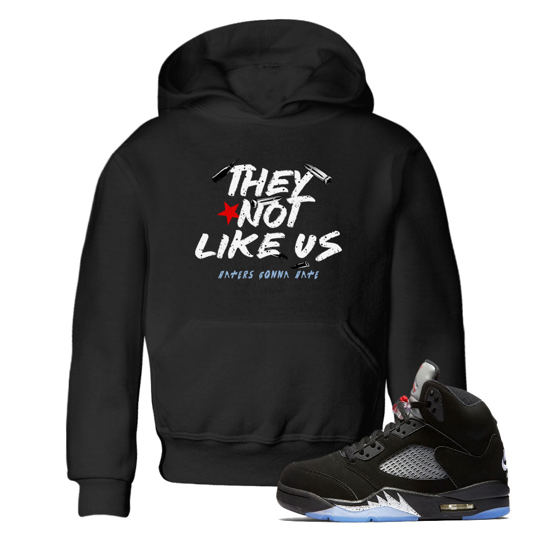 They Not Like Us snkmatch Tees Kids - Air Jordan 5 Reimagined