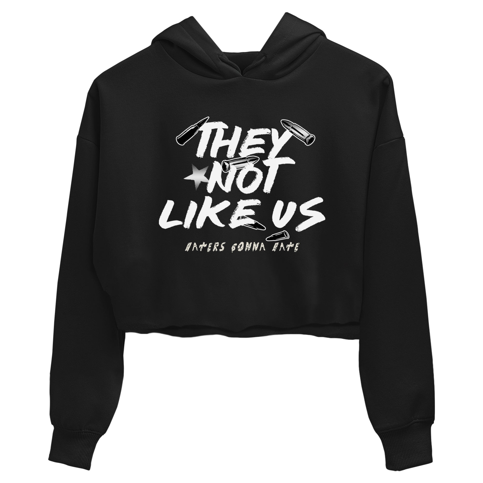 They Not Like Us snkmatch Women's Top - Air Jordan 5 White Black