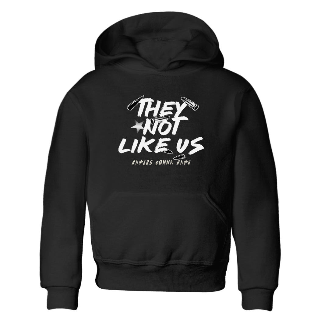 They Not Like Us snkmatch Tees Kids - Air Jordan 5 White Black