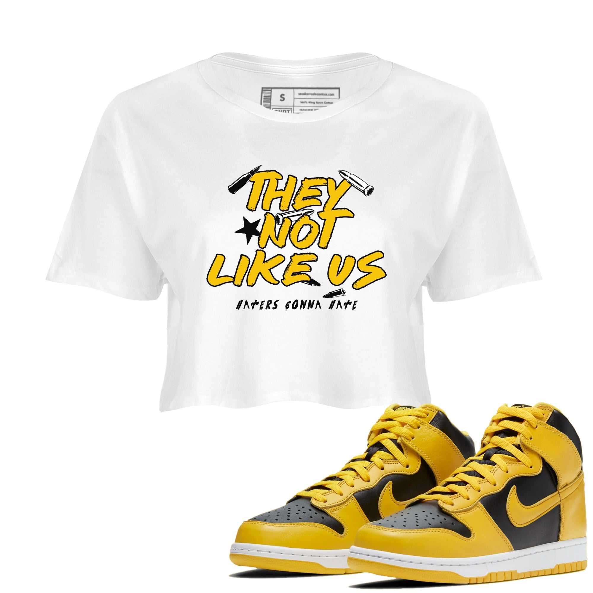 They Not Like Us snkmatch Women's Top - Dunk High Pollen