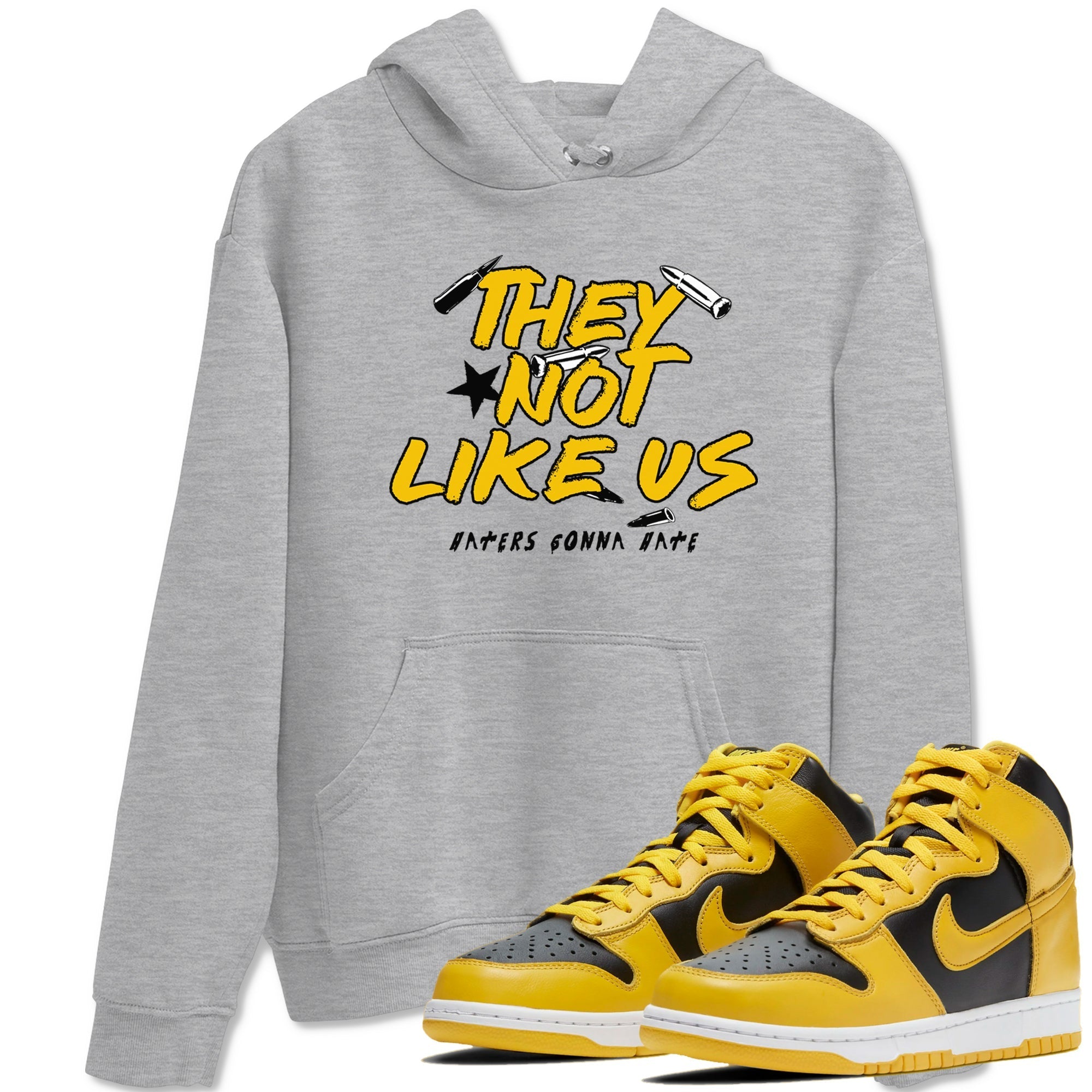 They Not Like Us snkmatch Tees - Dunk High Pollen