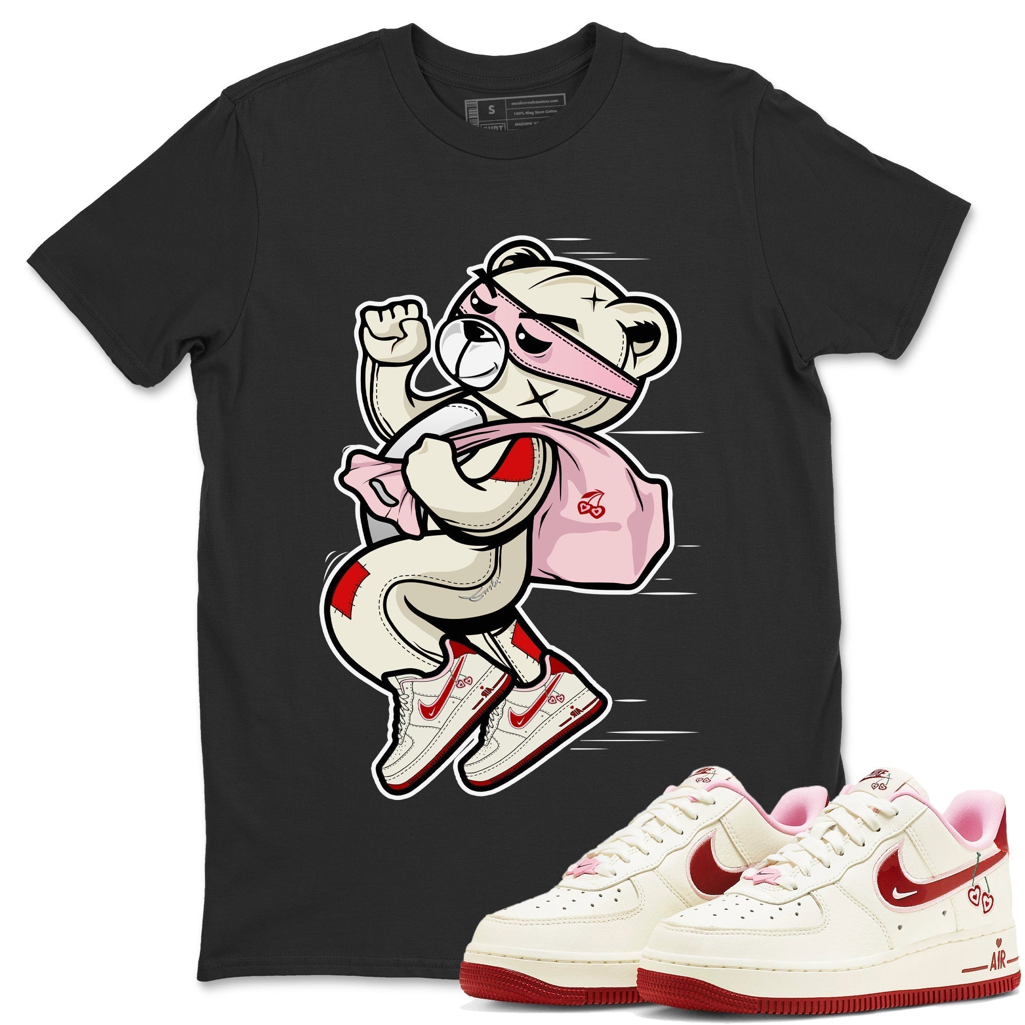 Thief Bear Unisex Tops - Air Force 1 Valentines Day