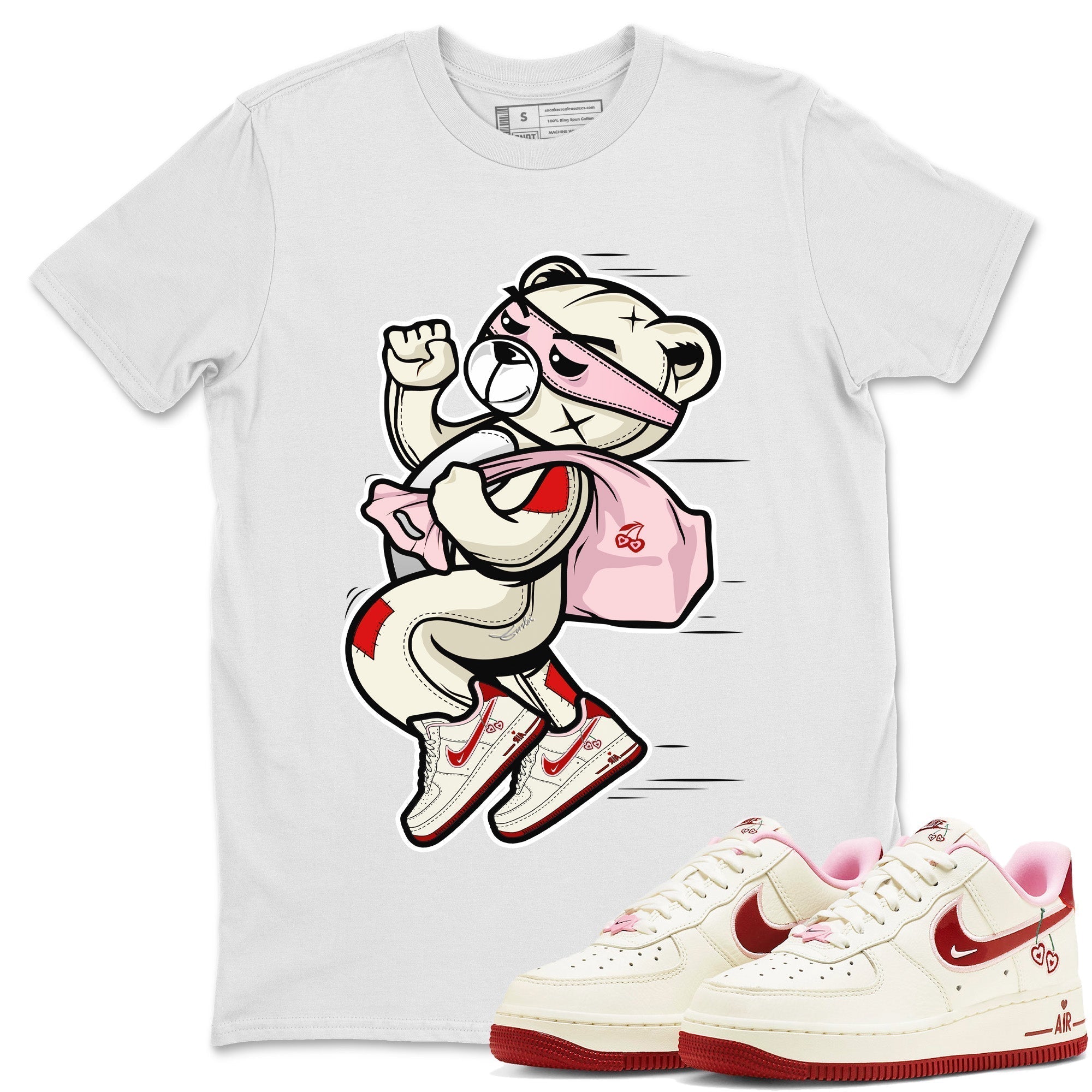 Thief Bear Unisex Tops - Air Force 1 Valentines Day