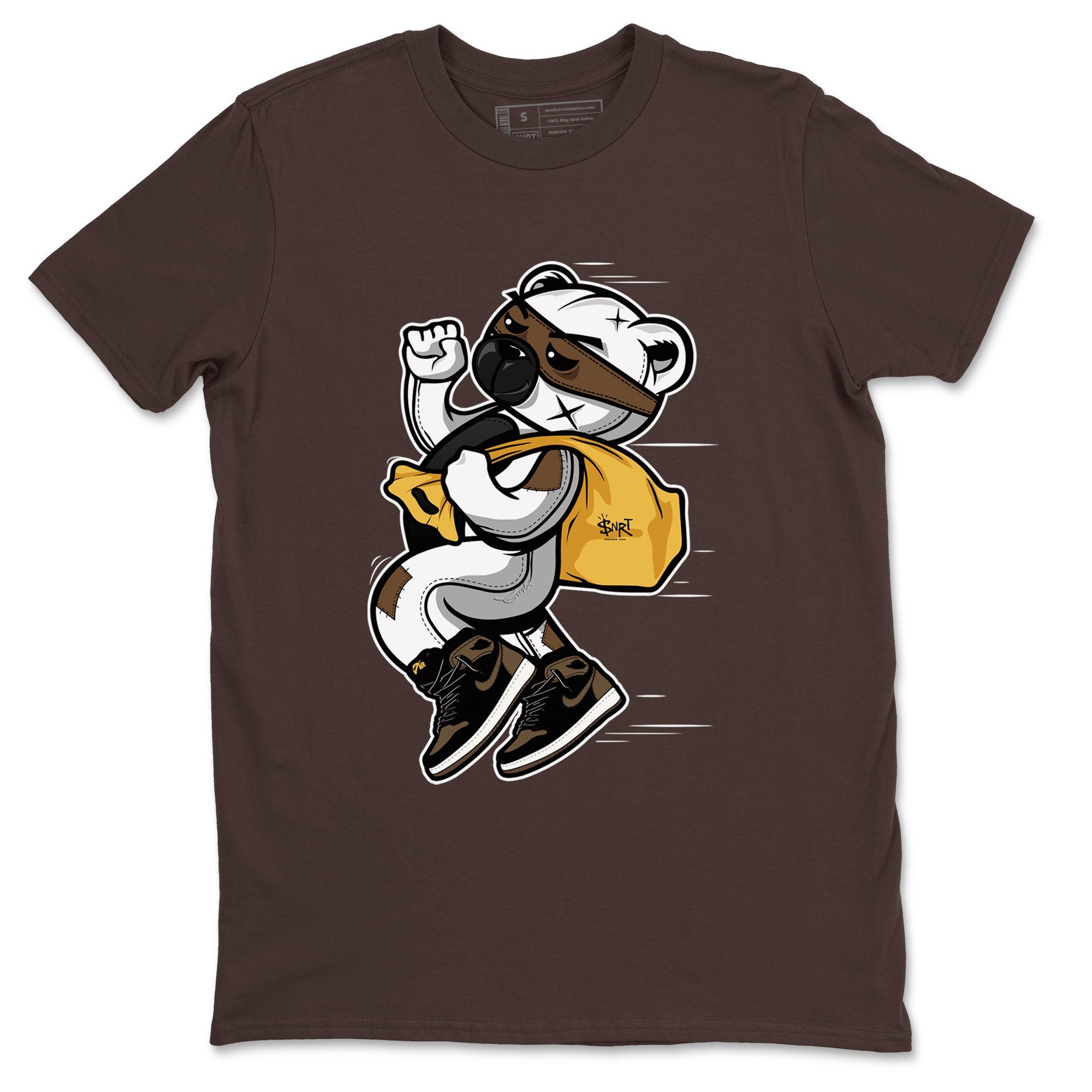 Thief Bear snkmatch Tee - Air Jordan 1 Palomino