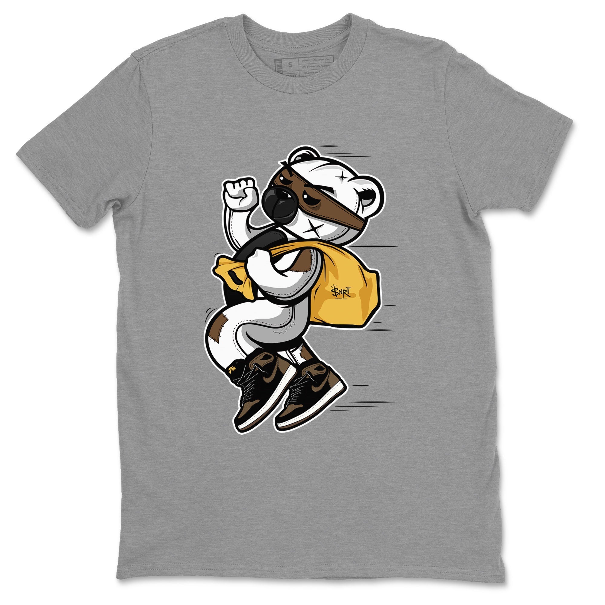Thief Bear snkmatch Tee - Air Jordan 1 Palomino