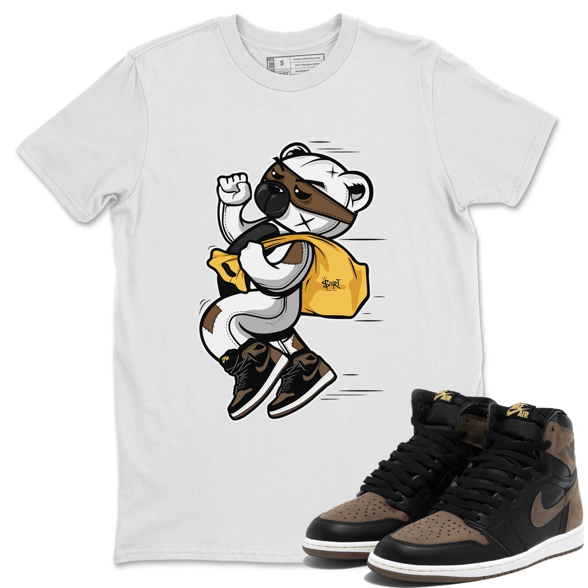 Thief Bear snkmatch Tee - Air Jordan 1 Palomino