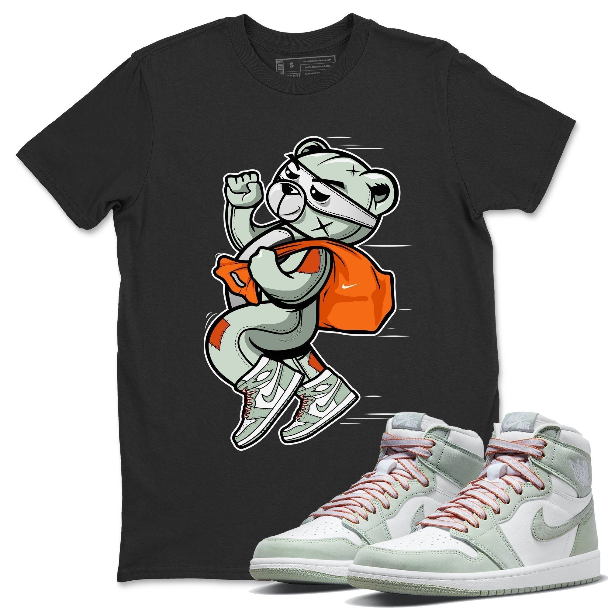 Thief Bear Unisex Tops - Air Jordan 1 Seafoam