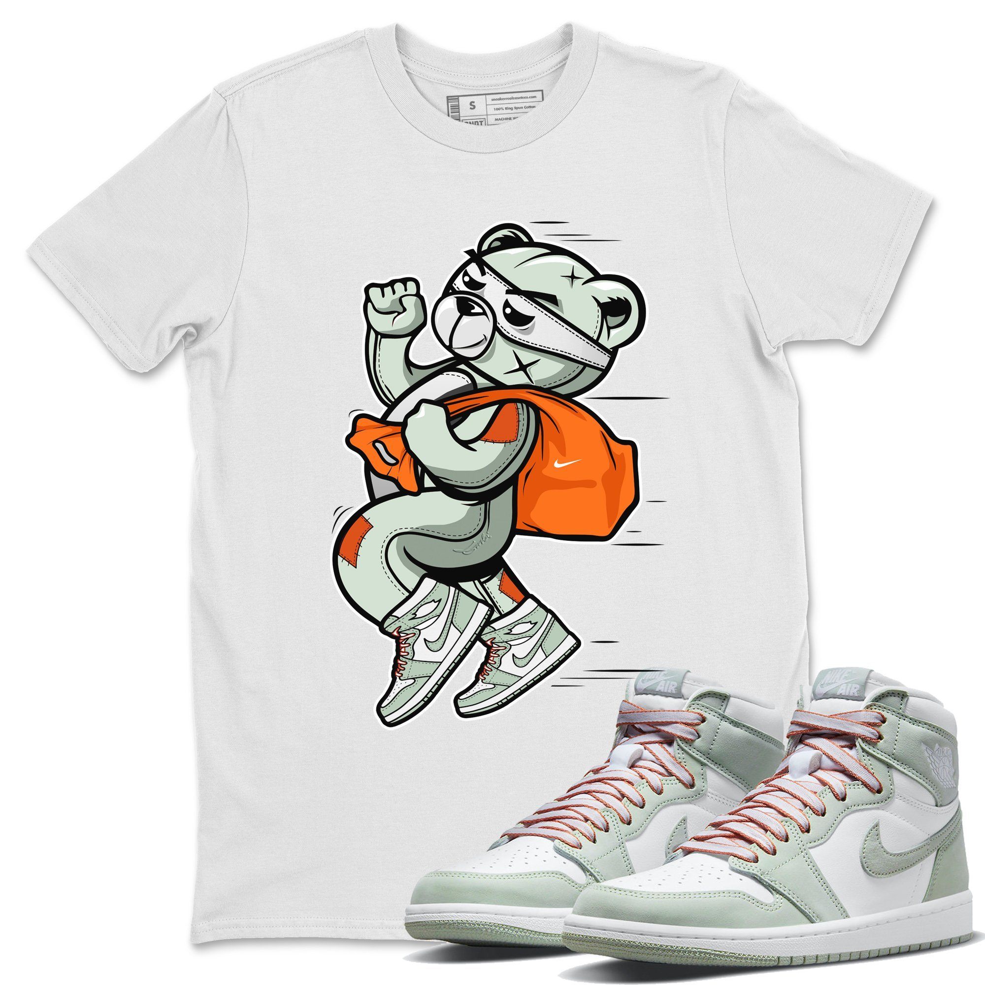Thief Bear Unisex Tops - Air Jordan 1 Seafoam