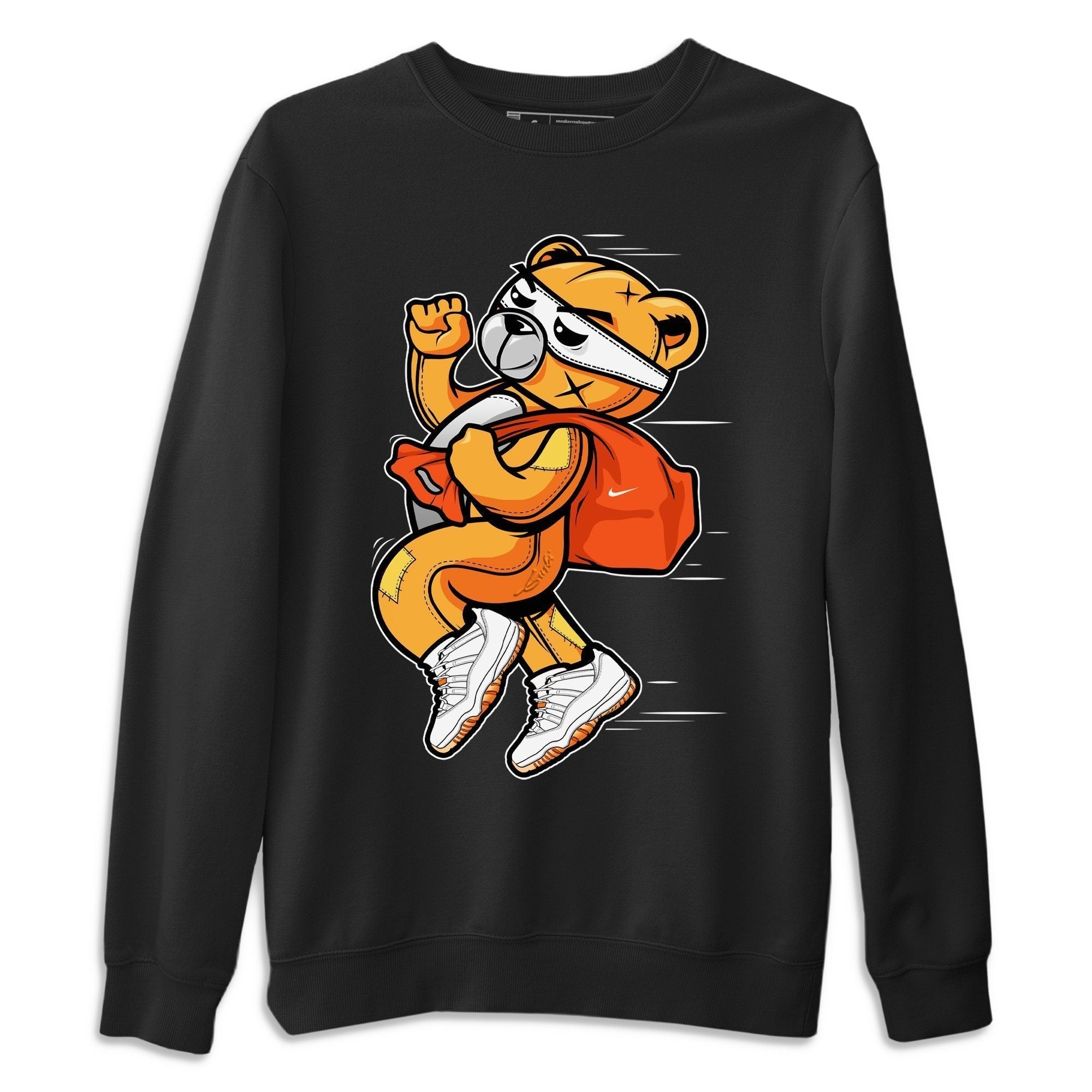 Thief Bear Unisex Tops - Air Jordan 11 Citrus
