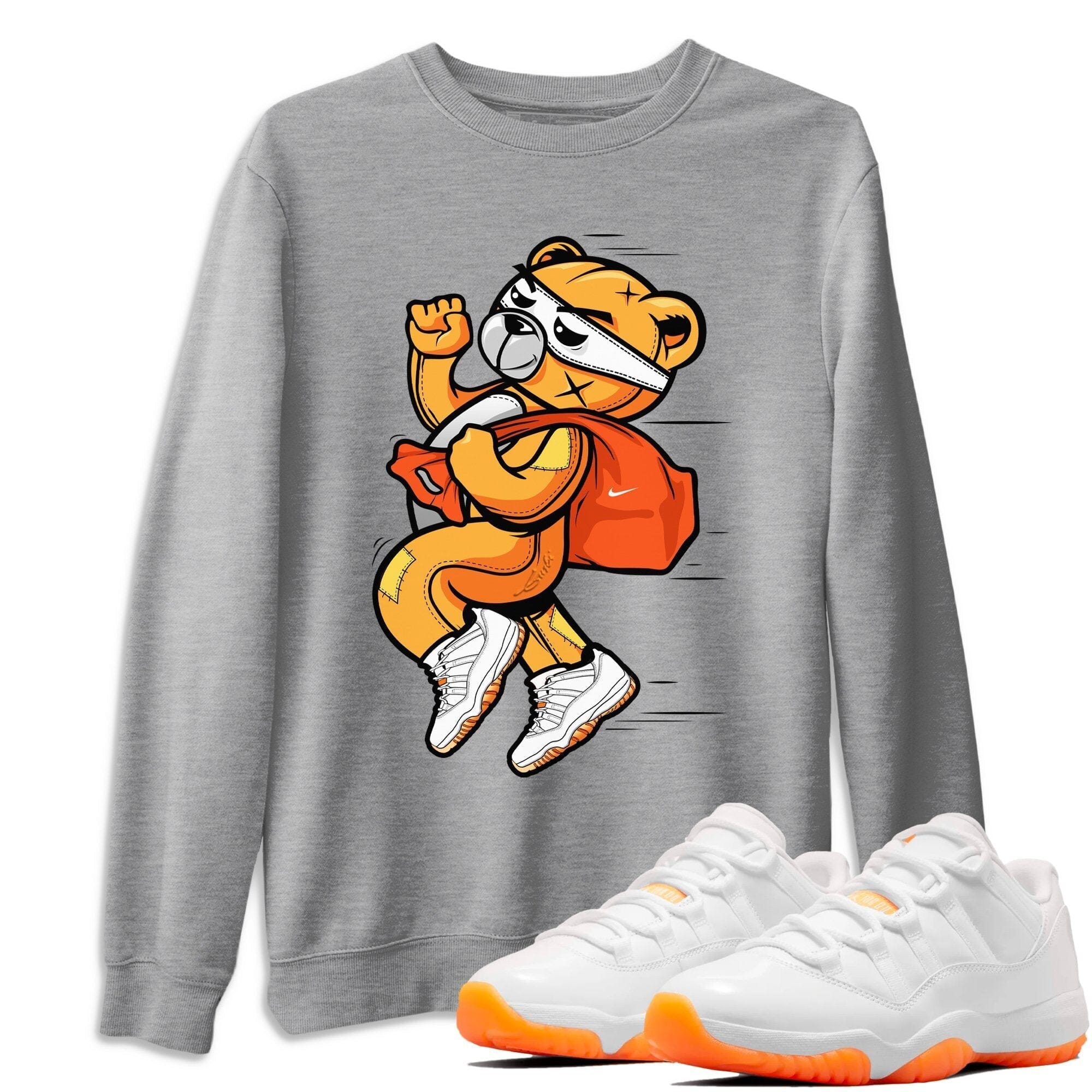 Thief Bear Unisex Tops - Air Jordan 11 Citrus