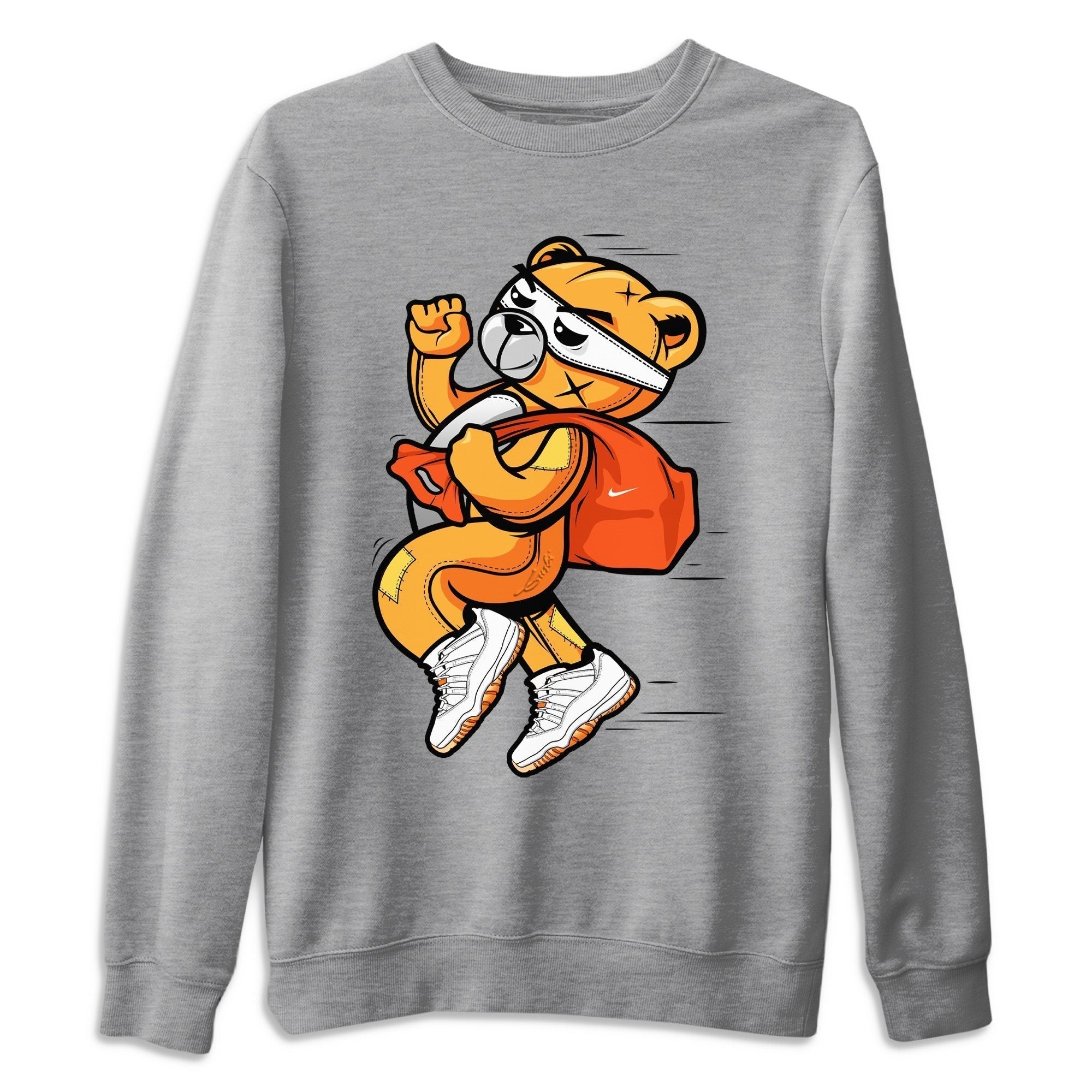 Thief Bear Unisex Tops - Air Jordan 11 Citrus