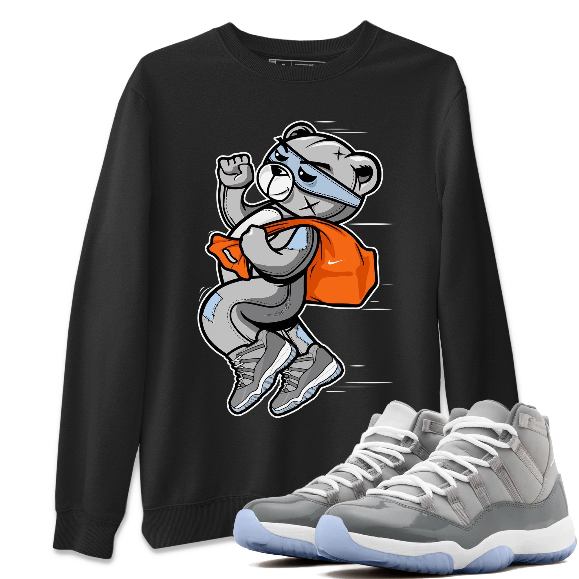 Thief Bear Unisex Tops - Air Jordan 11 Cool Grey