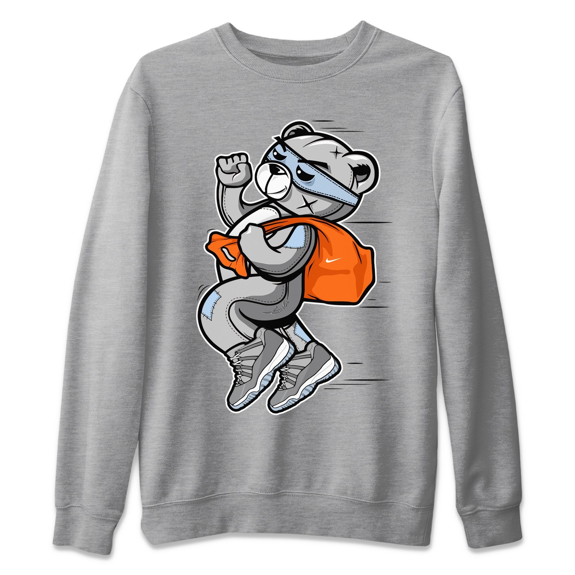 Thief Bear Unisex Tops - Air Jordan 11 Cool Grey