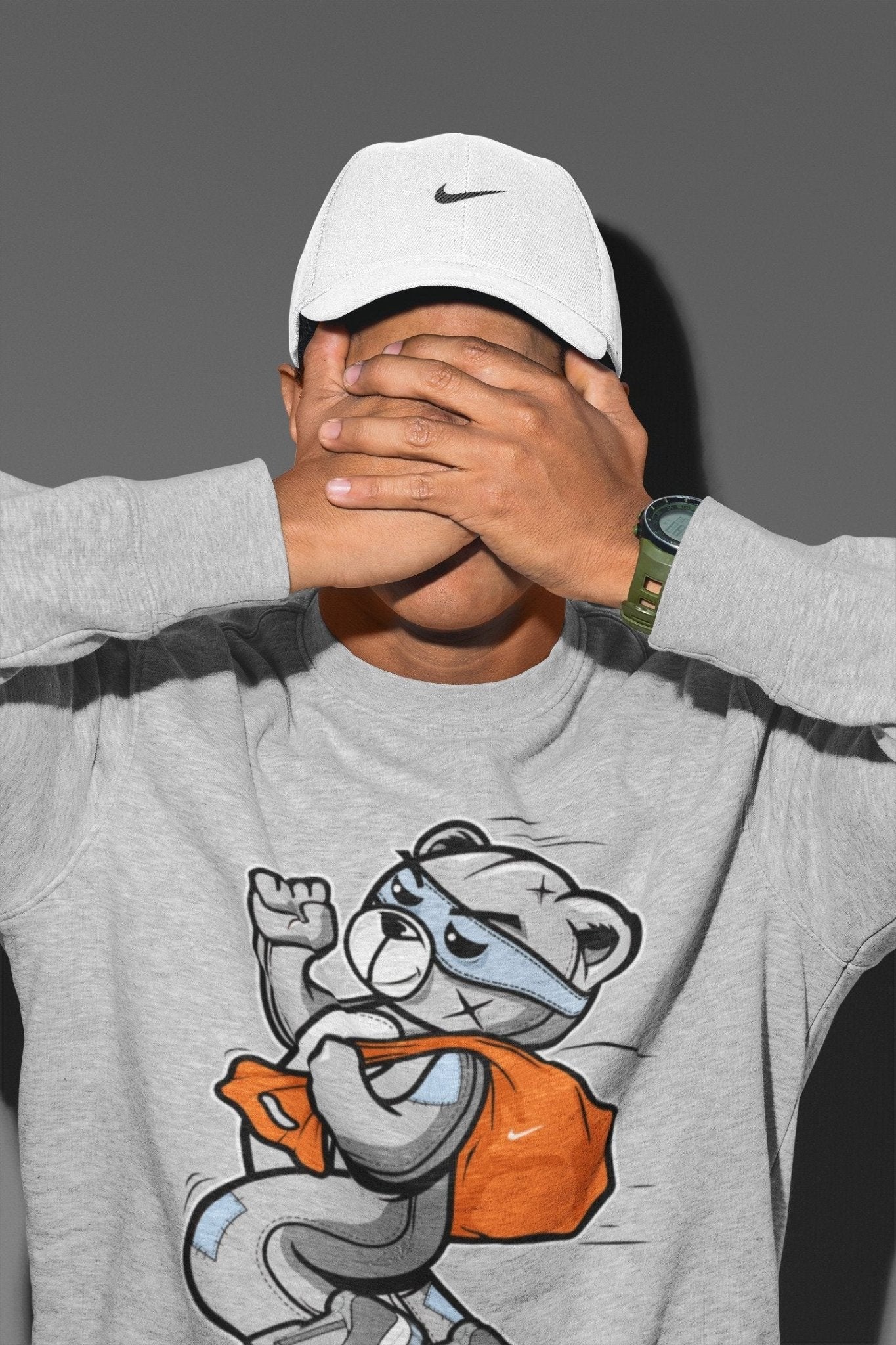 Thief Bear Unisex Tops - Air Jordan 11 Cool Grey
