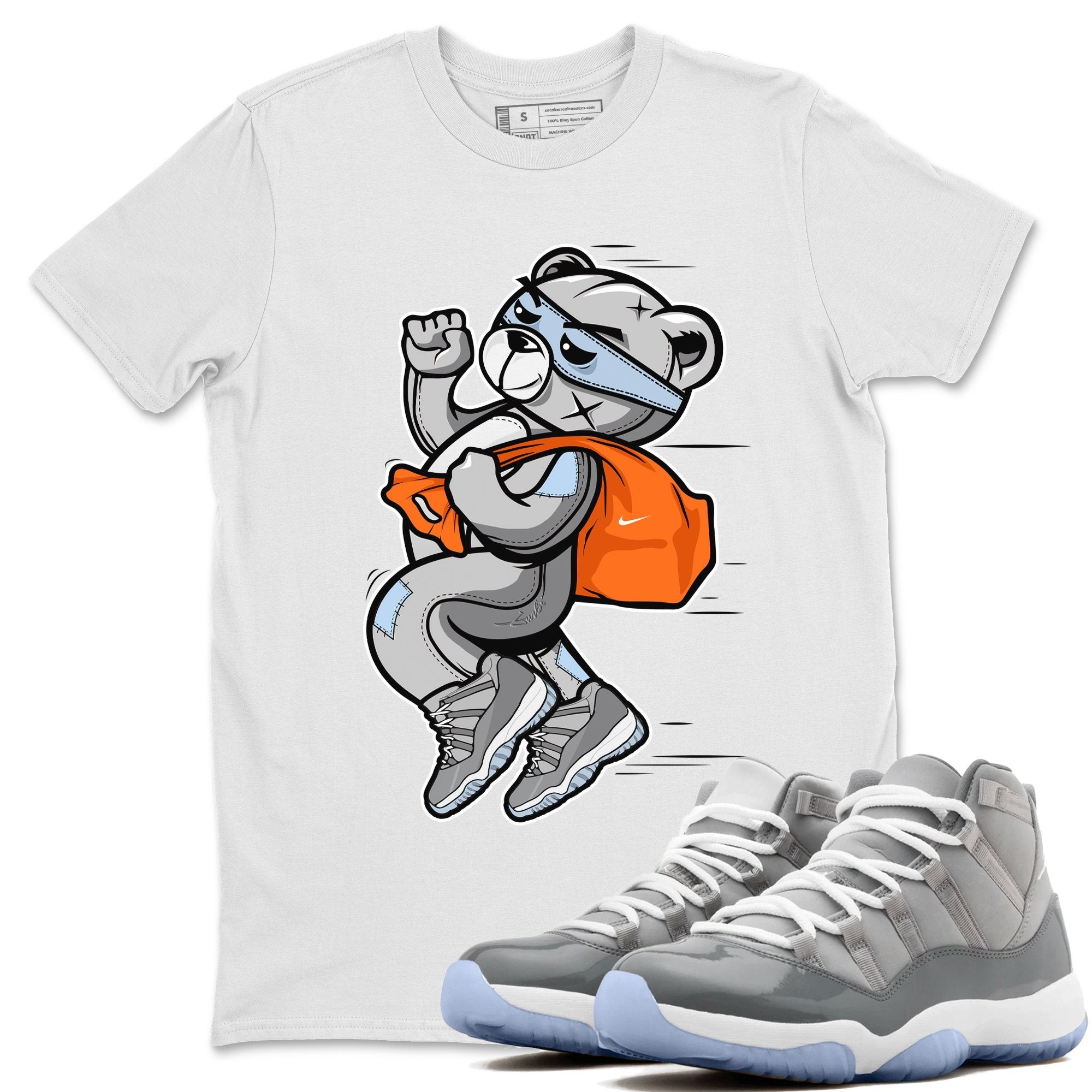 Thief Bear Unisex Tops - Air Jordan 11 Cool Grey