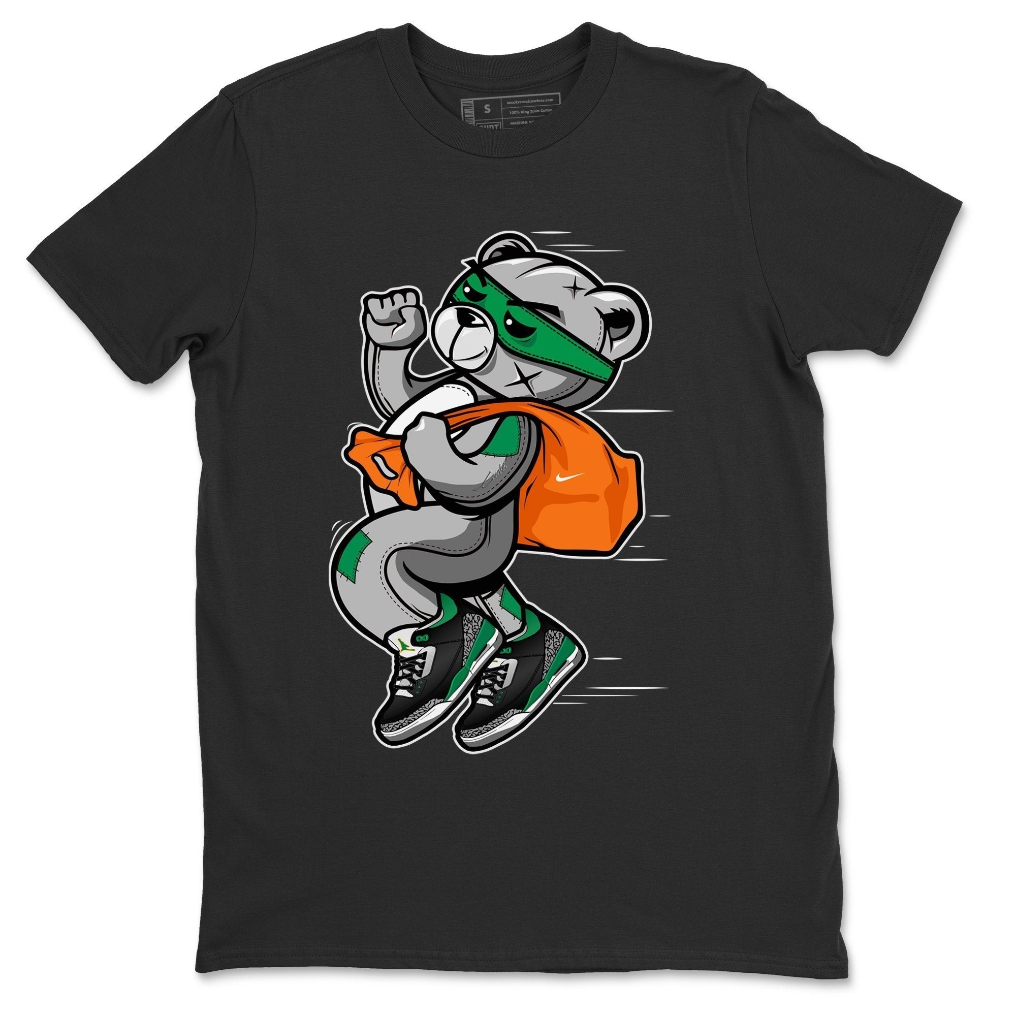 Thief Bear Unisex Tops - Air Jordan 3 Pine Green