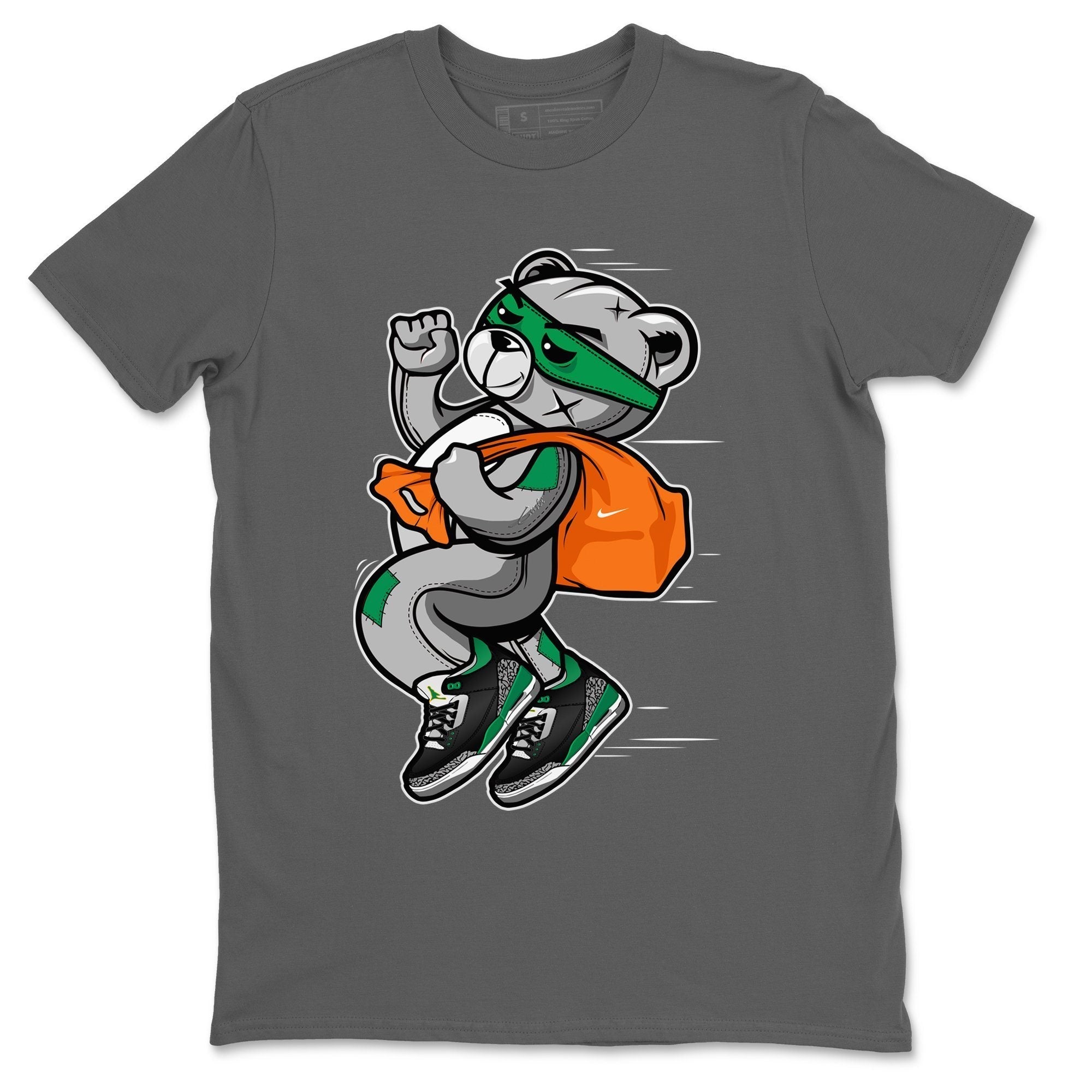Thief Bear Unisex Tops - Air Jordan 3 Pine Green