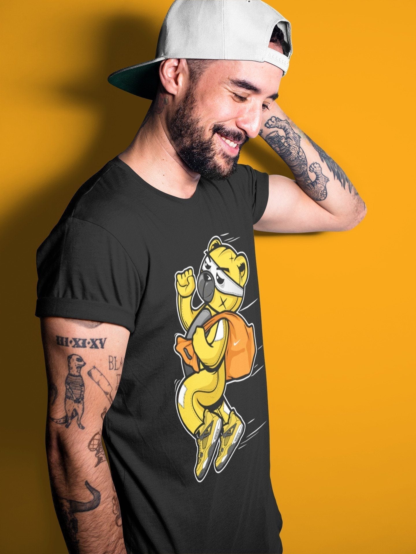 Thief Bear Unisex Tops - Air Jordan 4 Lightning