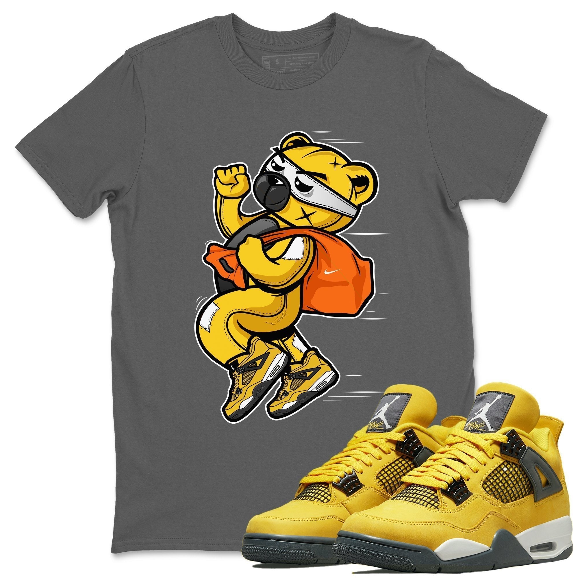 Thief Bear Unisex Tops - Air Jordan 4 Lightning