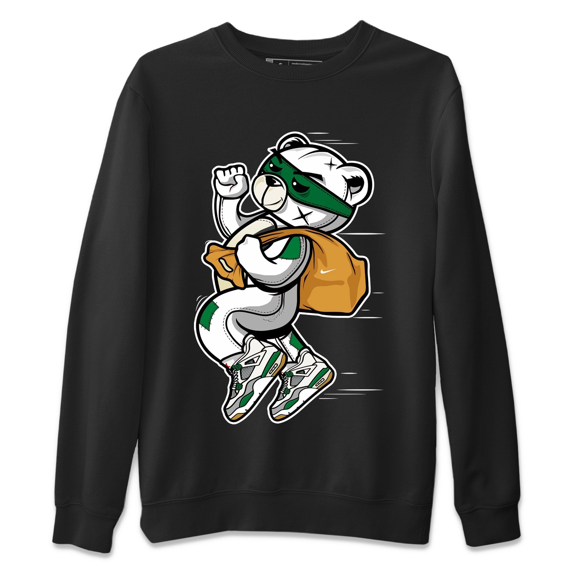 Thief Bear Unisex Tops - Air Jordan 4 Pine Green SB