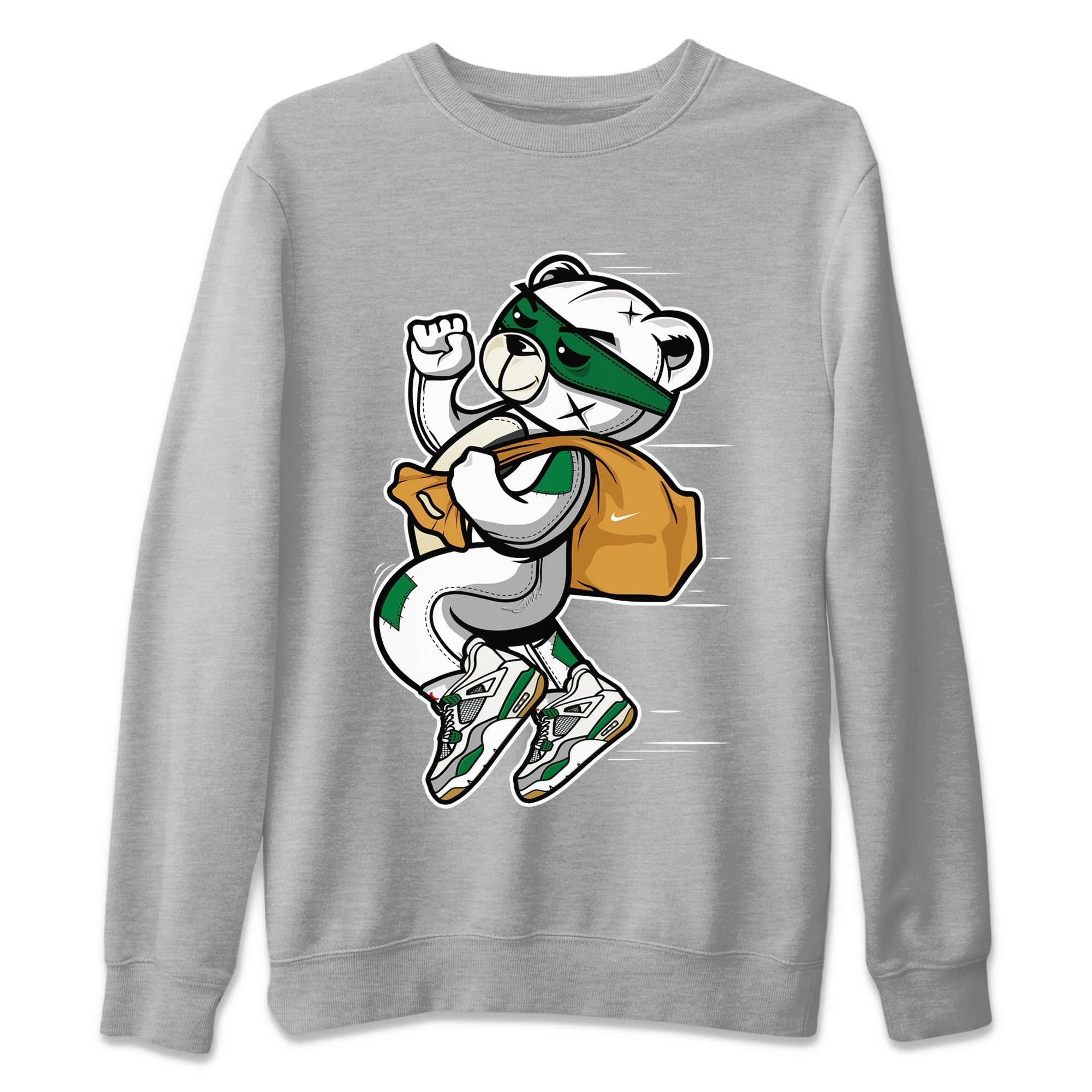 Thief Bear Unisex Tops - Air Jordan 4 Pine Green SB