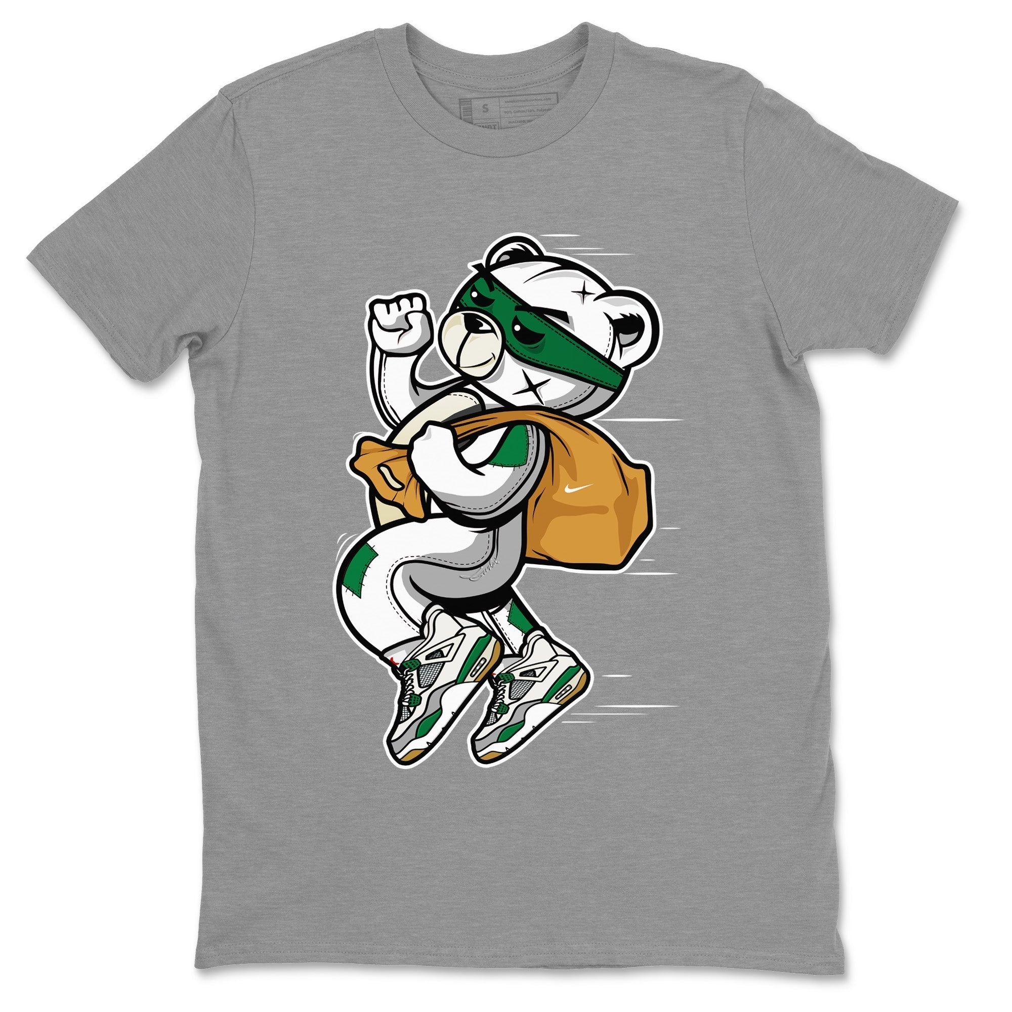 Thief Bear Unisex Tops - Air Jordan 4 Pine Green SB