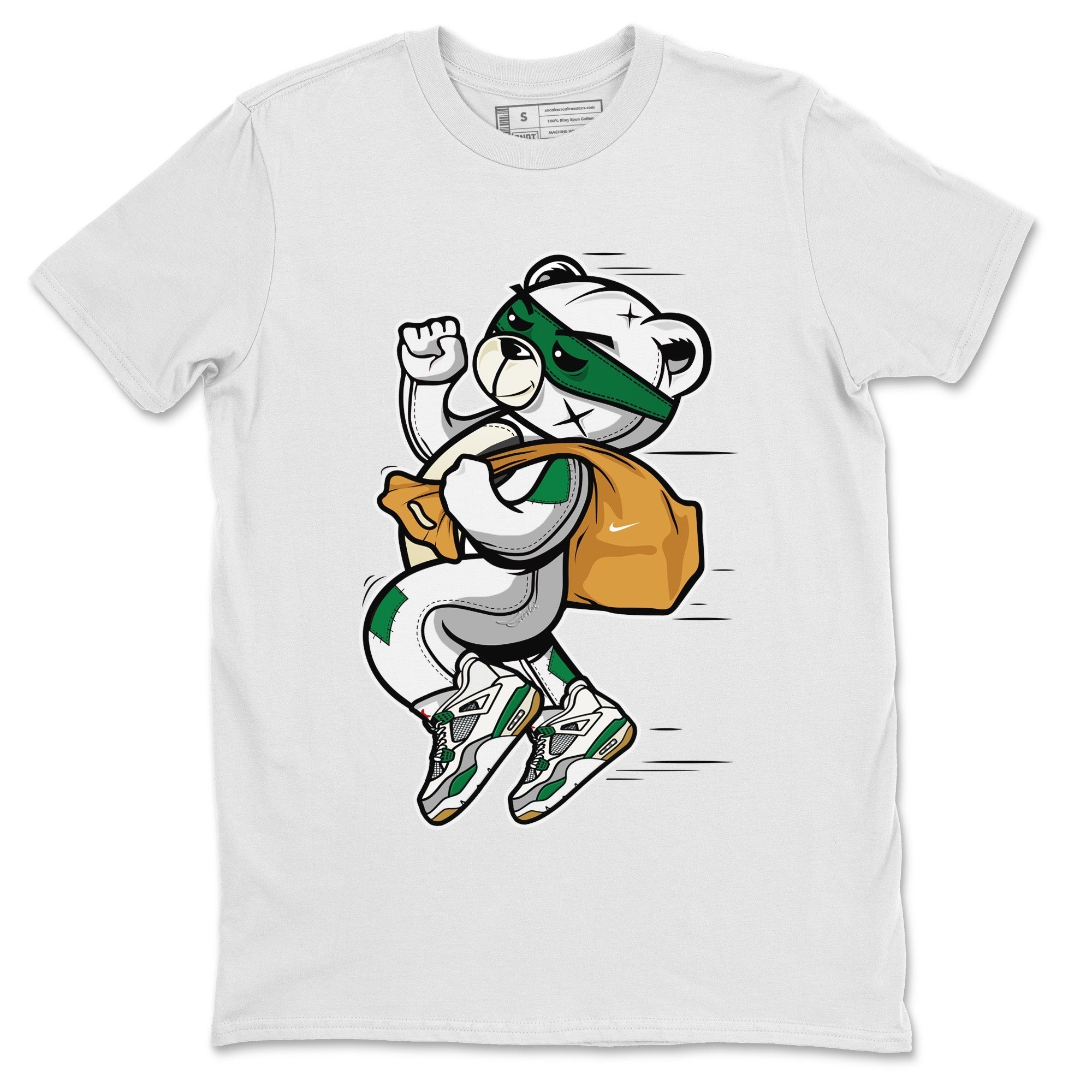 Thief Bear Unisex Tops - Air Jordan 4 Pine Green SB
