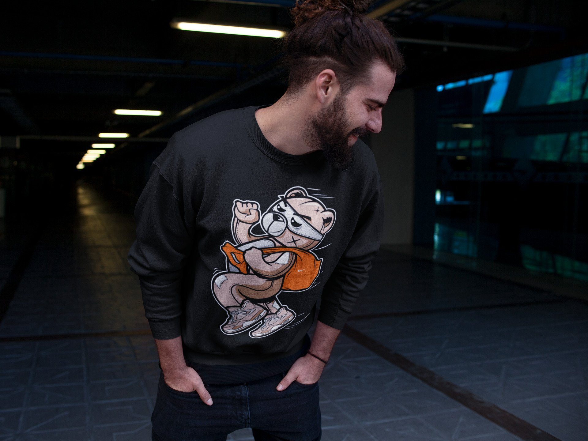 Thief Bear Unisex Tops - Air Jordan 4 Shimmer