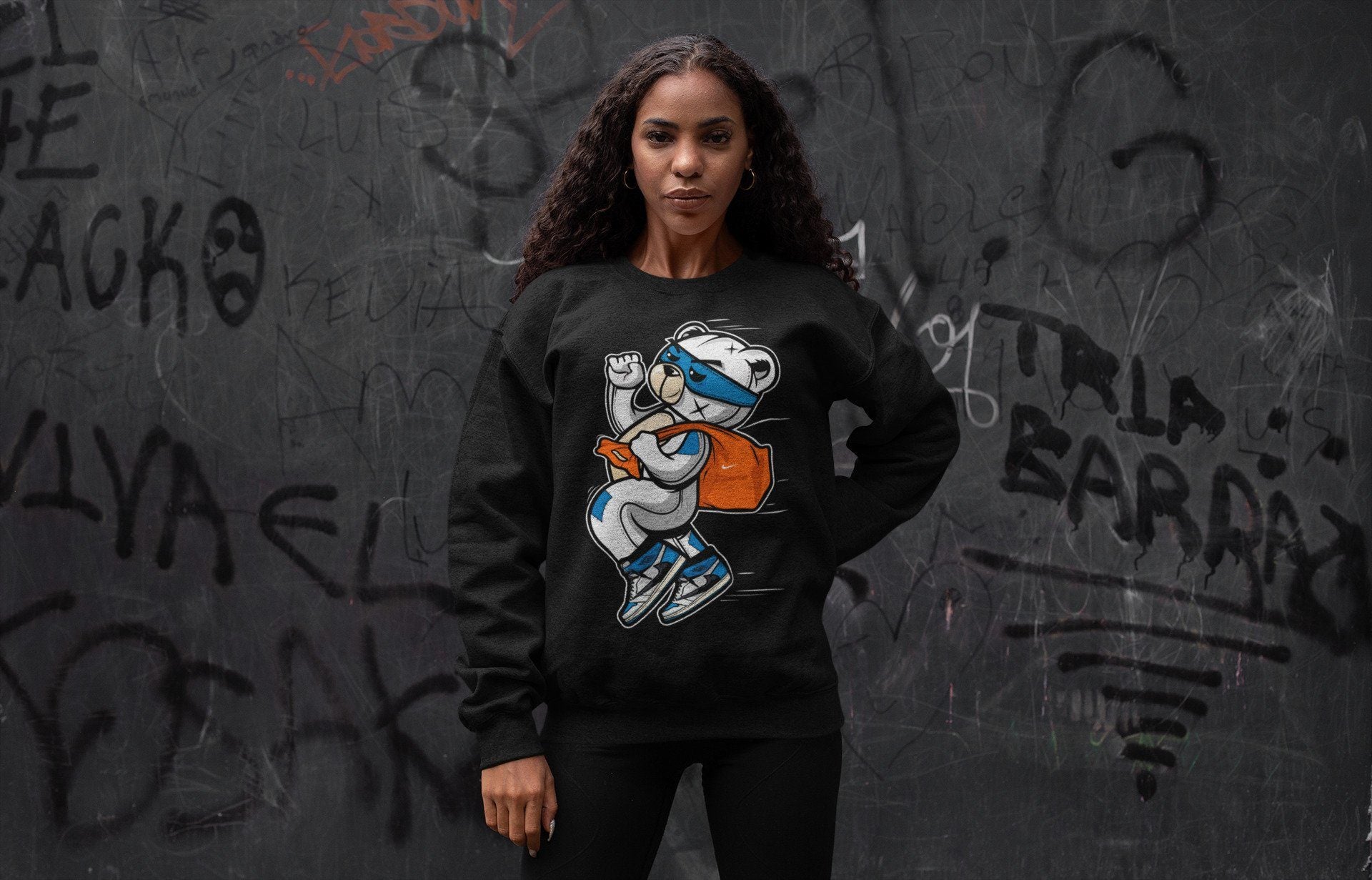 Thief Bear Unisex Tops - Air Jordan 1 Travis Scott Fragment