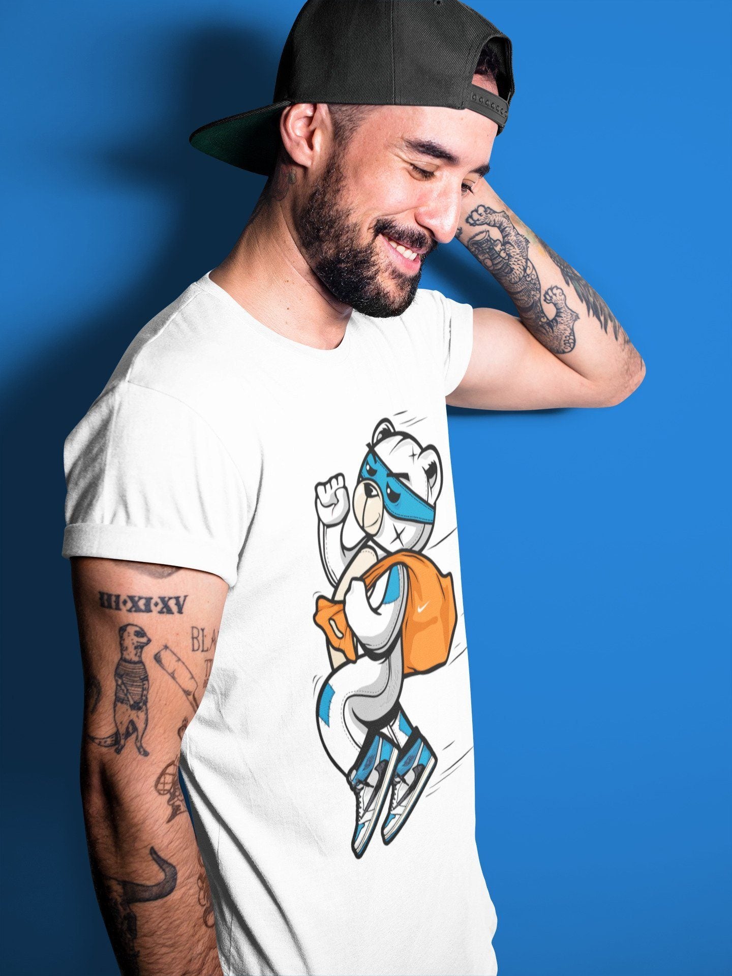 Thief Bear Unisex Tops - Air Jordan 1 Travis Scott Fragment