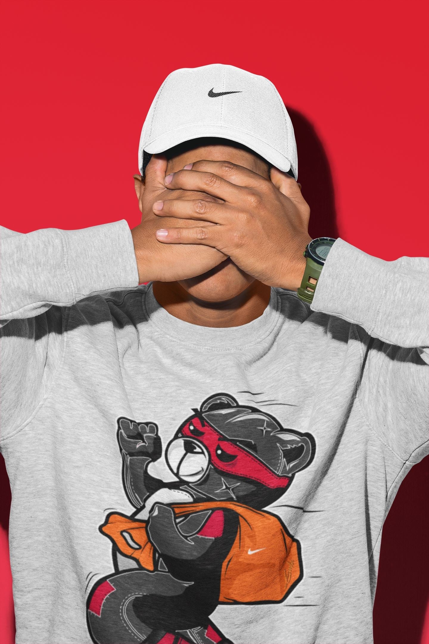 Thief Bear Unisex Tops - Air Jordan 1 Bred Patent
