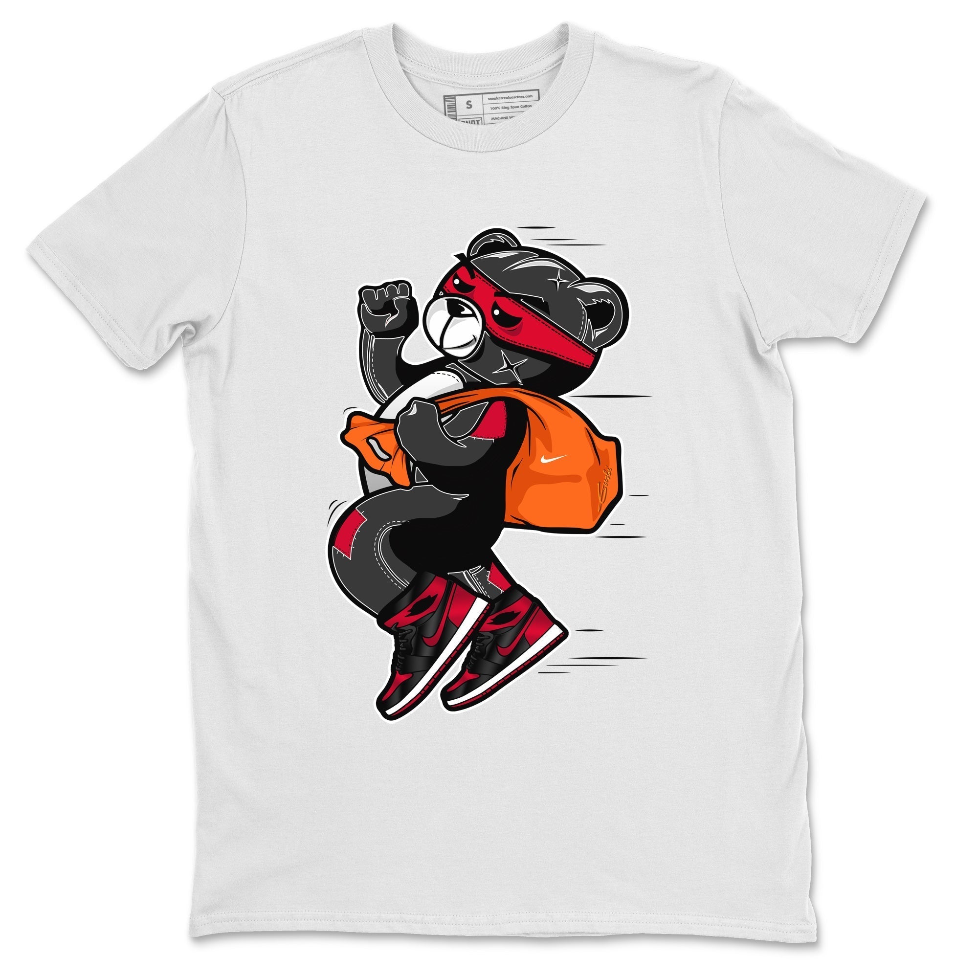 Thief Bear Unisex Tops - Air Jordan 1 Bred Patent