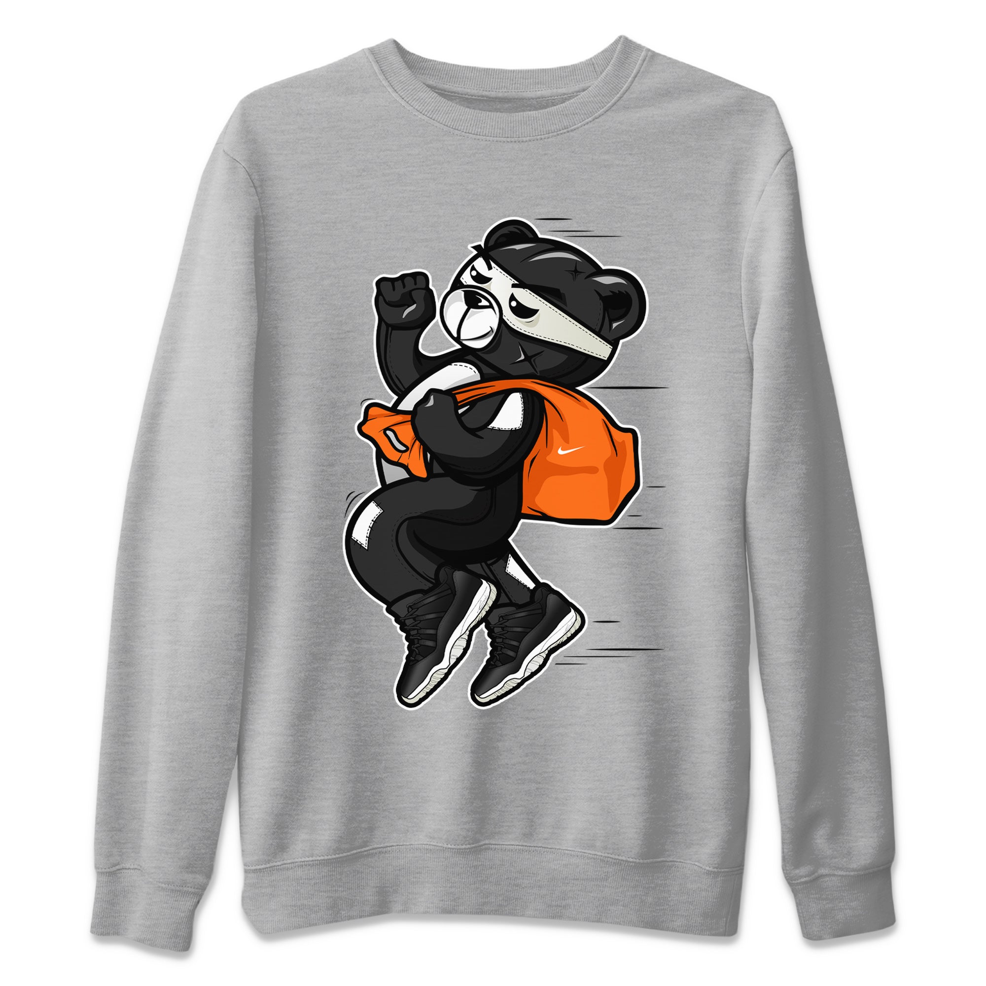 Thief Bear Unisex Tops - Air Jordan 11 72-10